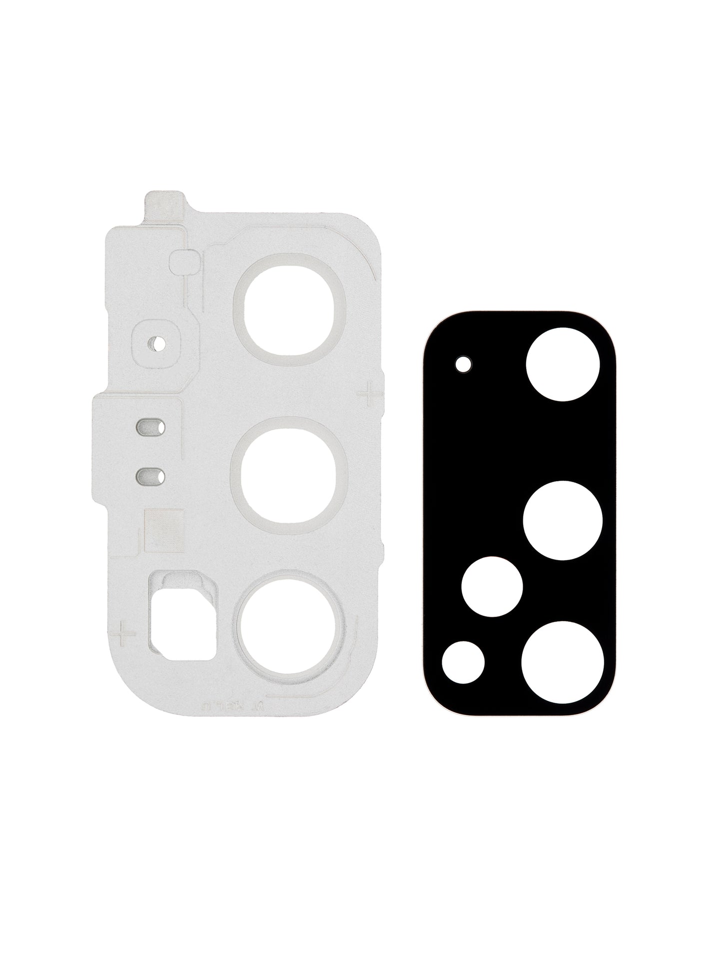 Back Camera Lens With Cover Bezel Ring For Samsung Galaxy S20 / S20 5G (Cloud White)