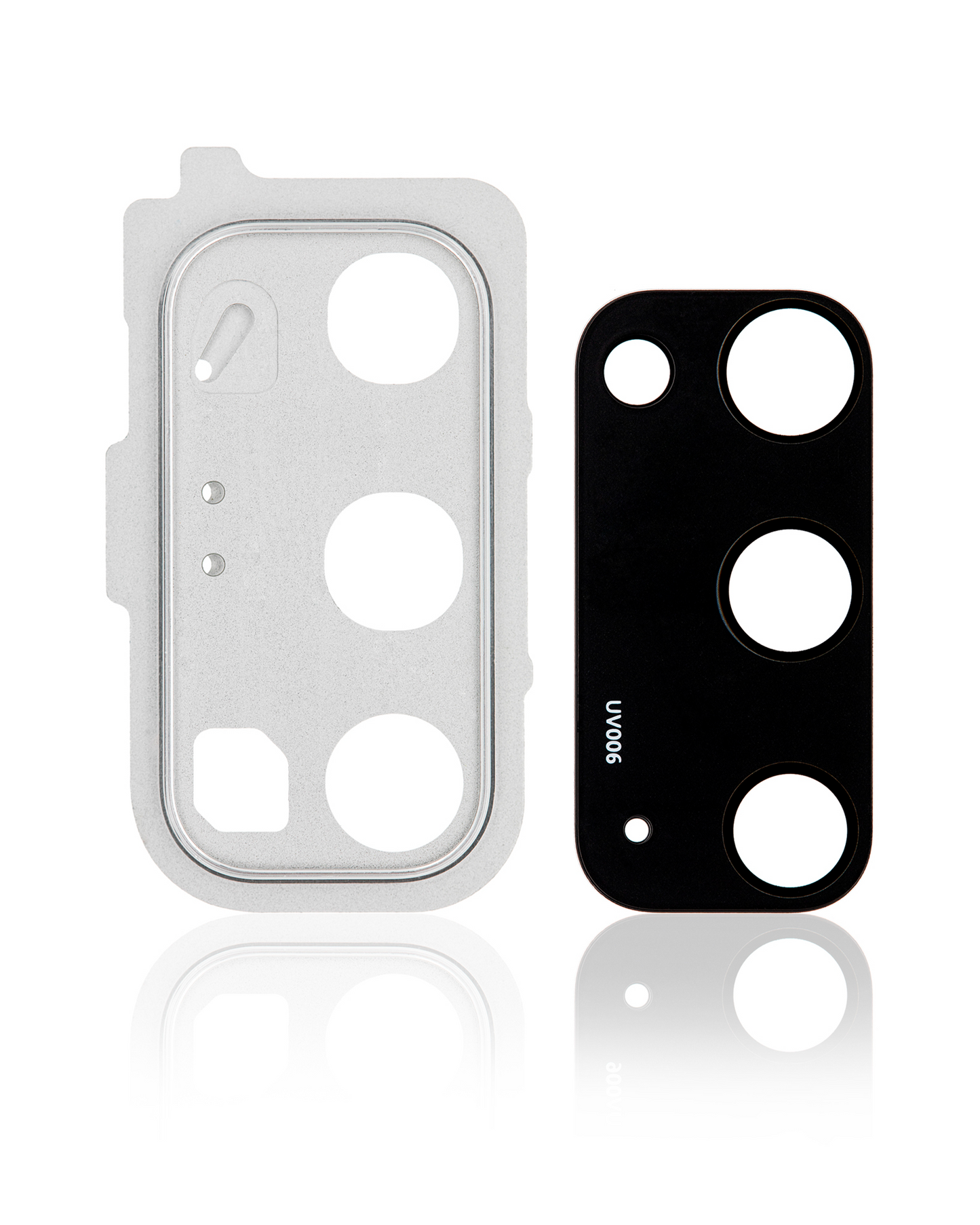 Back Camera Lens With Cover Bezel Ring For Samsung Galaxy S20 / S20 5G (Cloud White)