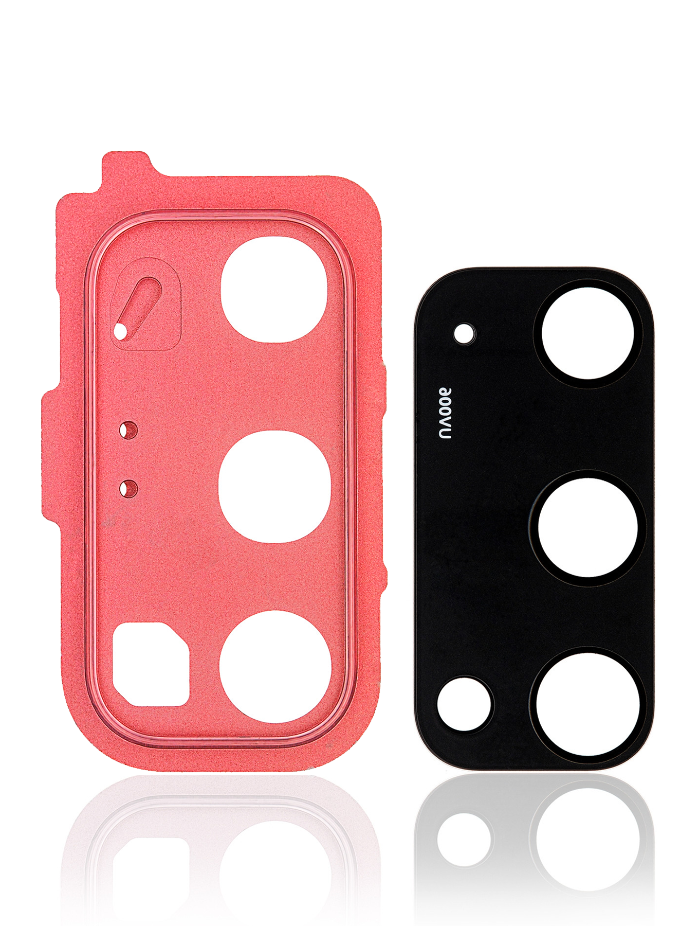 Back Camera Lens With Cover Bezel Ring For Samsung Galaxy S20 / S20 5G (Red)
