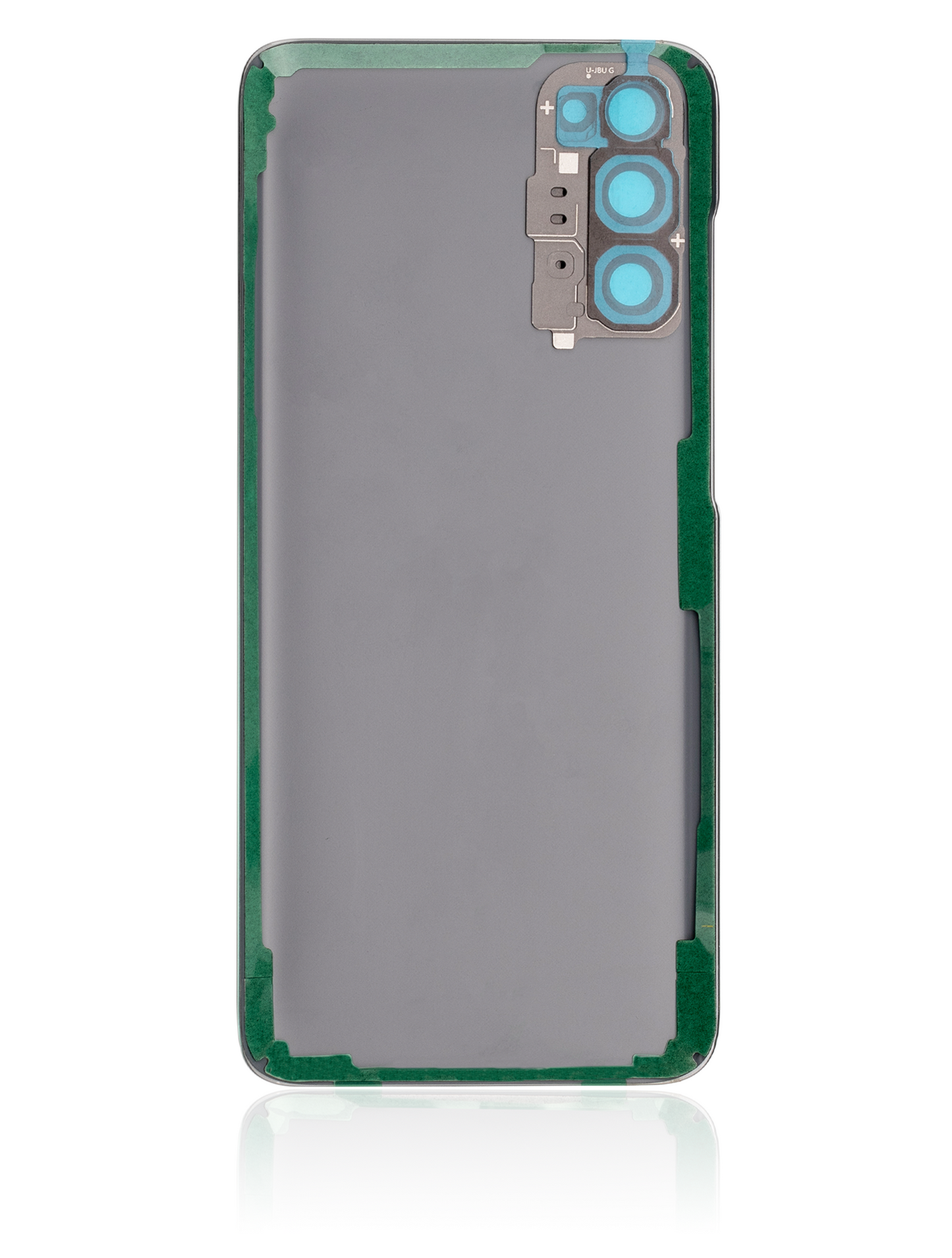 Back Cover Glass With Camera Lens For Samsung Galaxy S20 5G (No Logo) (Aftermarket Plus) (Cosmic Gray)