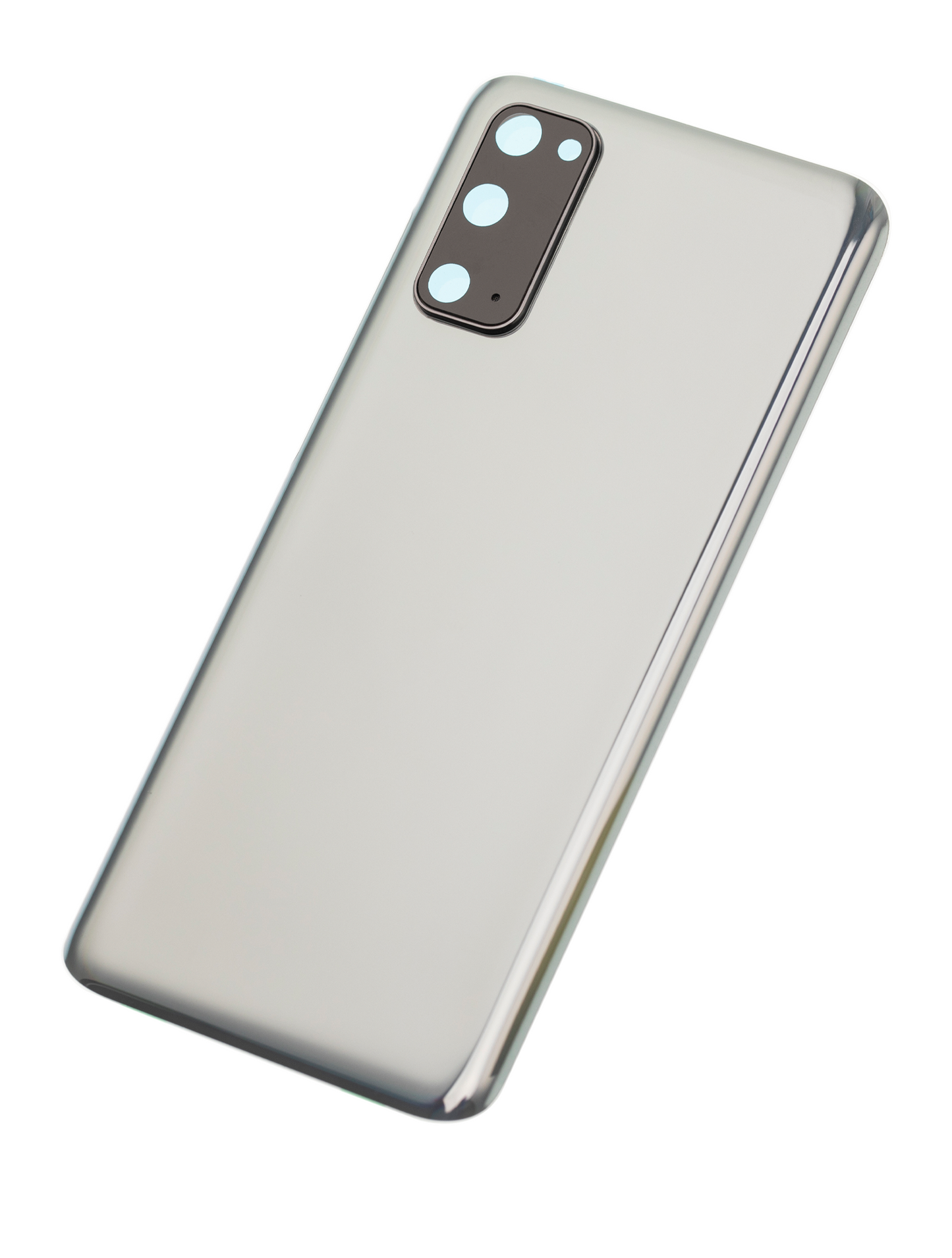Back Cover Glass With Camera Lens For Samsung Galaxy S20 5G (No Logo) (Aftermarket Plus) (Cosmic Gray)