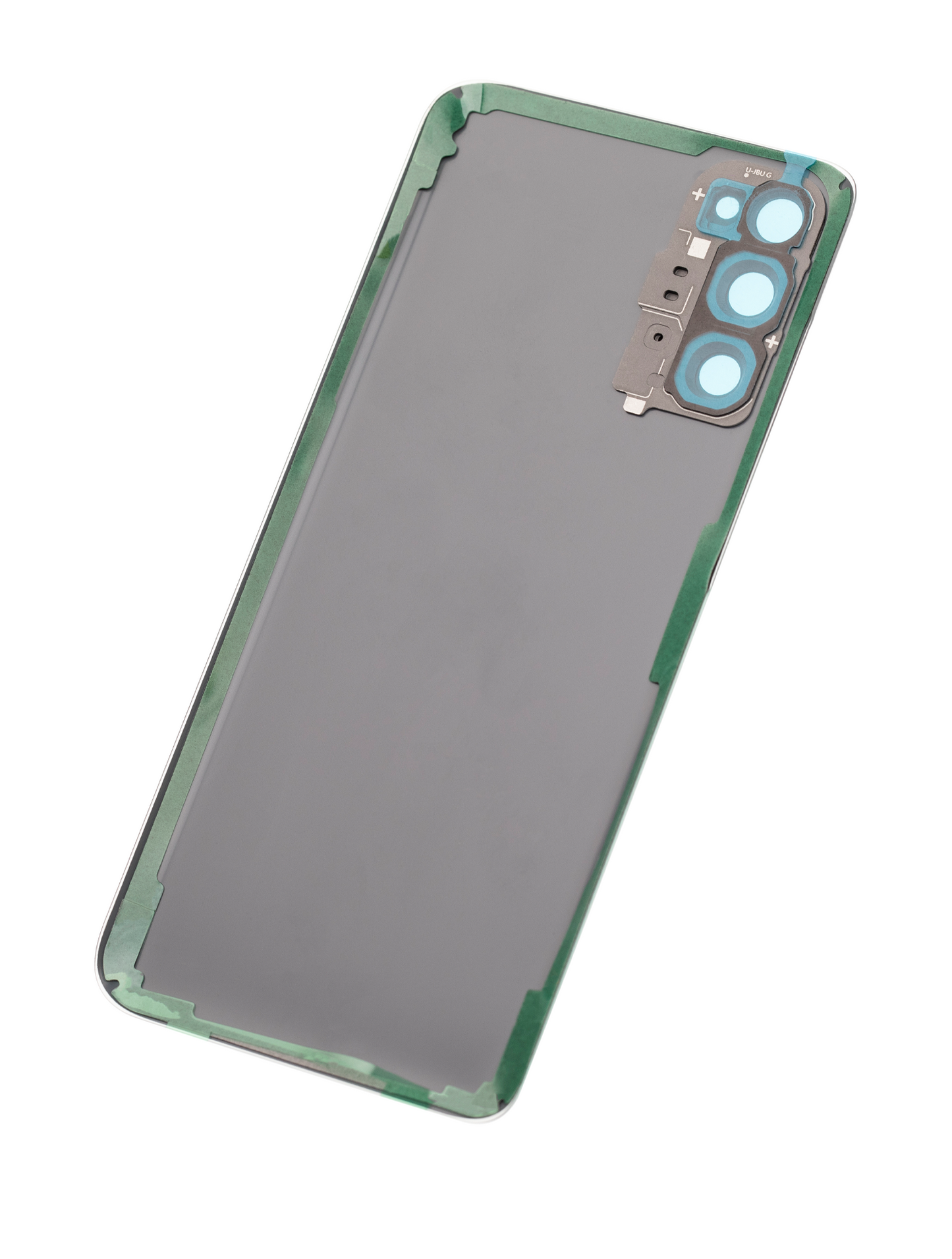 Back Cover Glass With Camera Lens For Samsung Galaxy S20 5G (No Logo) (Aftermarket Plus) (Cosmic Gray)