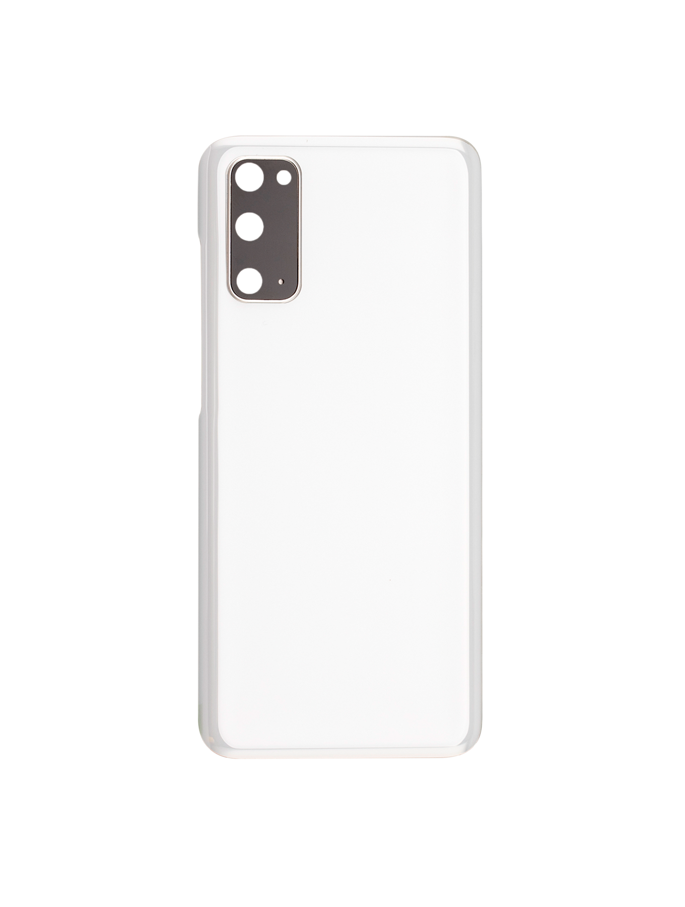Back Cover Glass With Camera Lens For Samsung Galaxy S20 5G (No Logo) (Aftermarket Plus) (Cloud White)