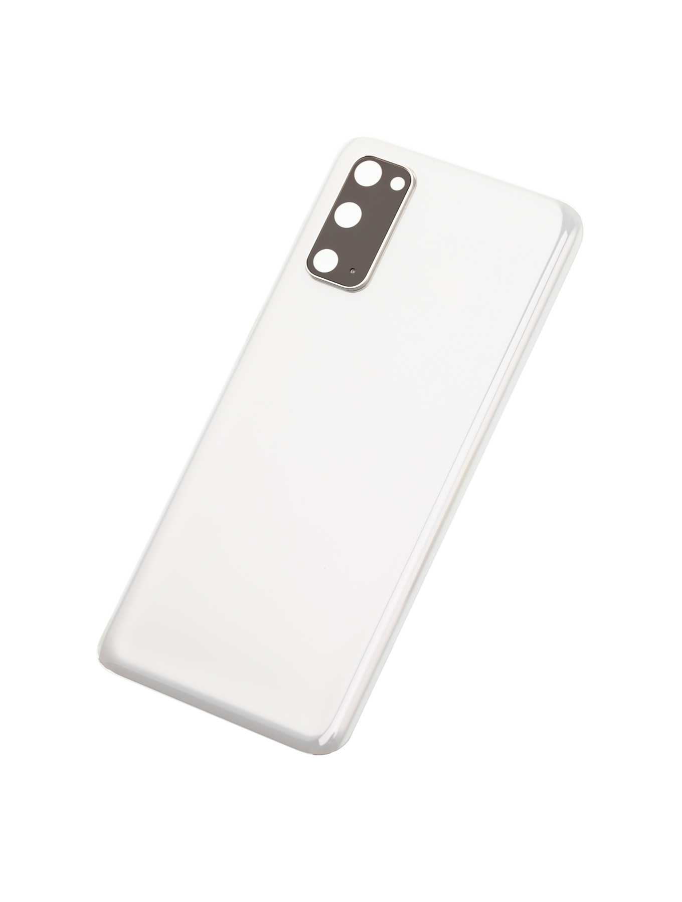 Back Cover Glass With Camera Lens For Samsung Galaxy S20 5G (No Logo) (Aftermarket Plus) (Cloud White)