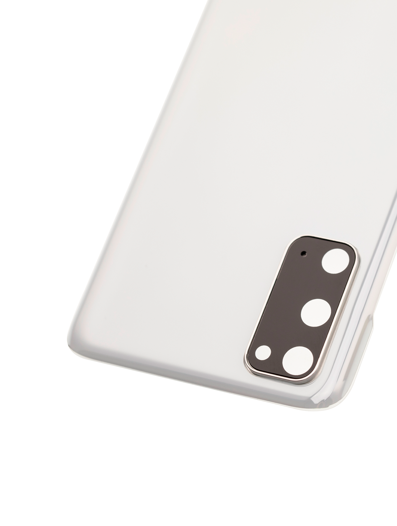 Back Cover Glass With Camera Lens For Samsung Galaxy S20 5G (No Logo) (Aftermarket Plus) (Cloud White)