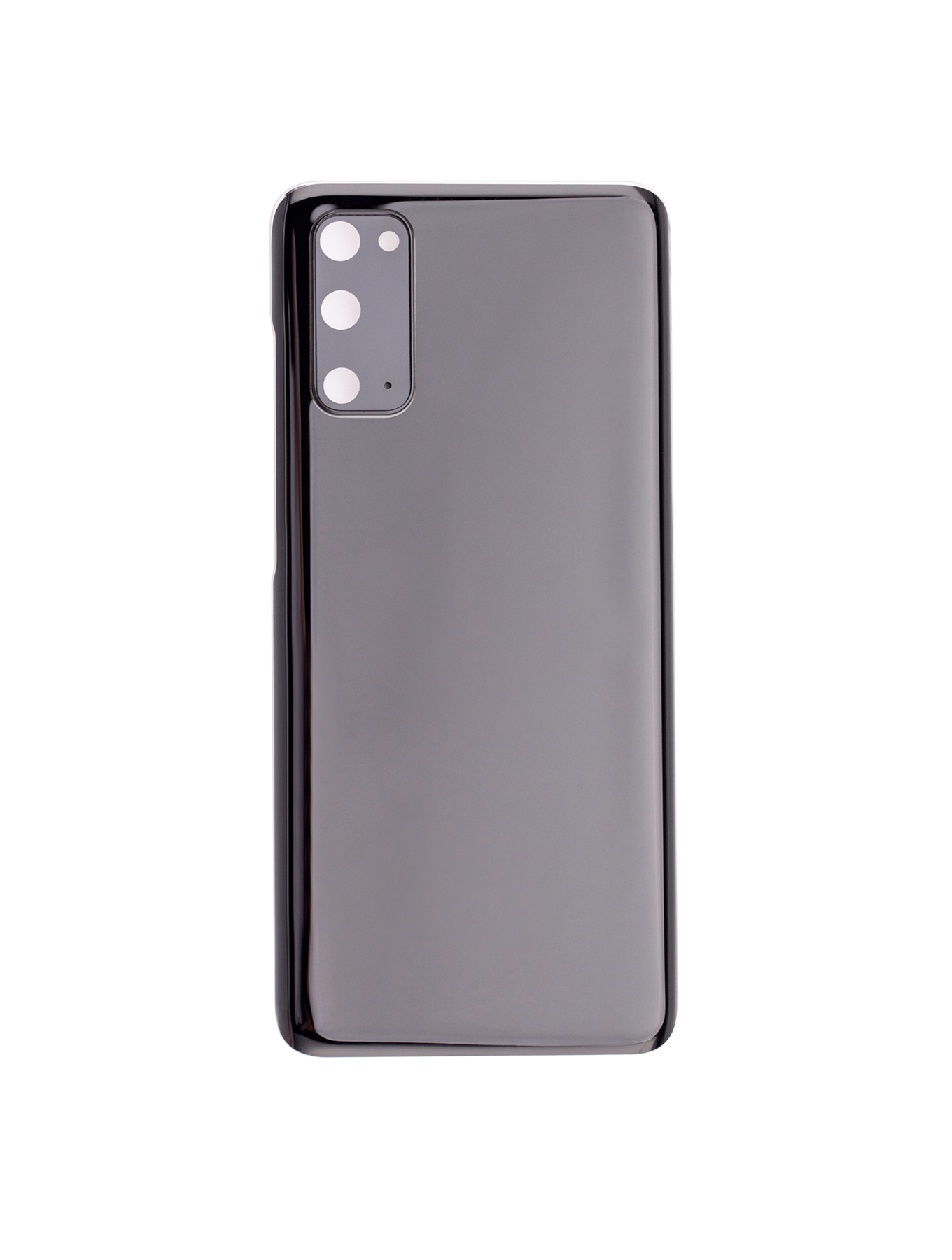 Back Cover Glass With Camera Lens For Samsung Galaxy S20 5G (No Logo) (Aftermarket Plus) (Cosmic Black)
