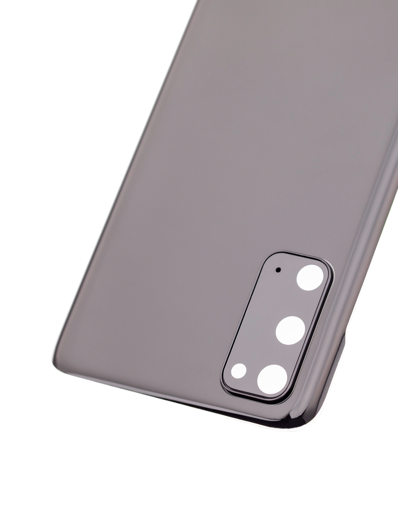 Back Cover Glass With Camera Lens For Samsung Galaxy S20 5G (No Logo) (Aftermarket Plus) (Cosmic Black)