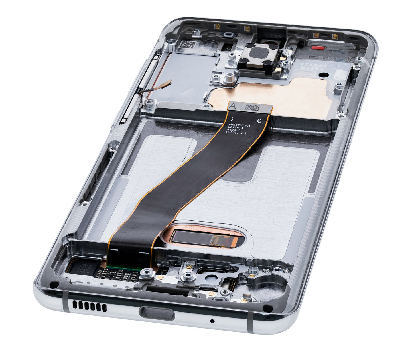 OLED Assembly With Frame For Samsung Galaxy S20 5G (Verizon 5G UW Frame Only) (Service Pack) (Cloud White)