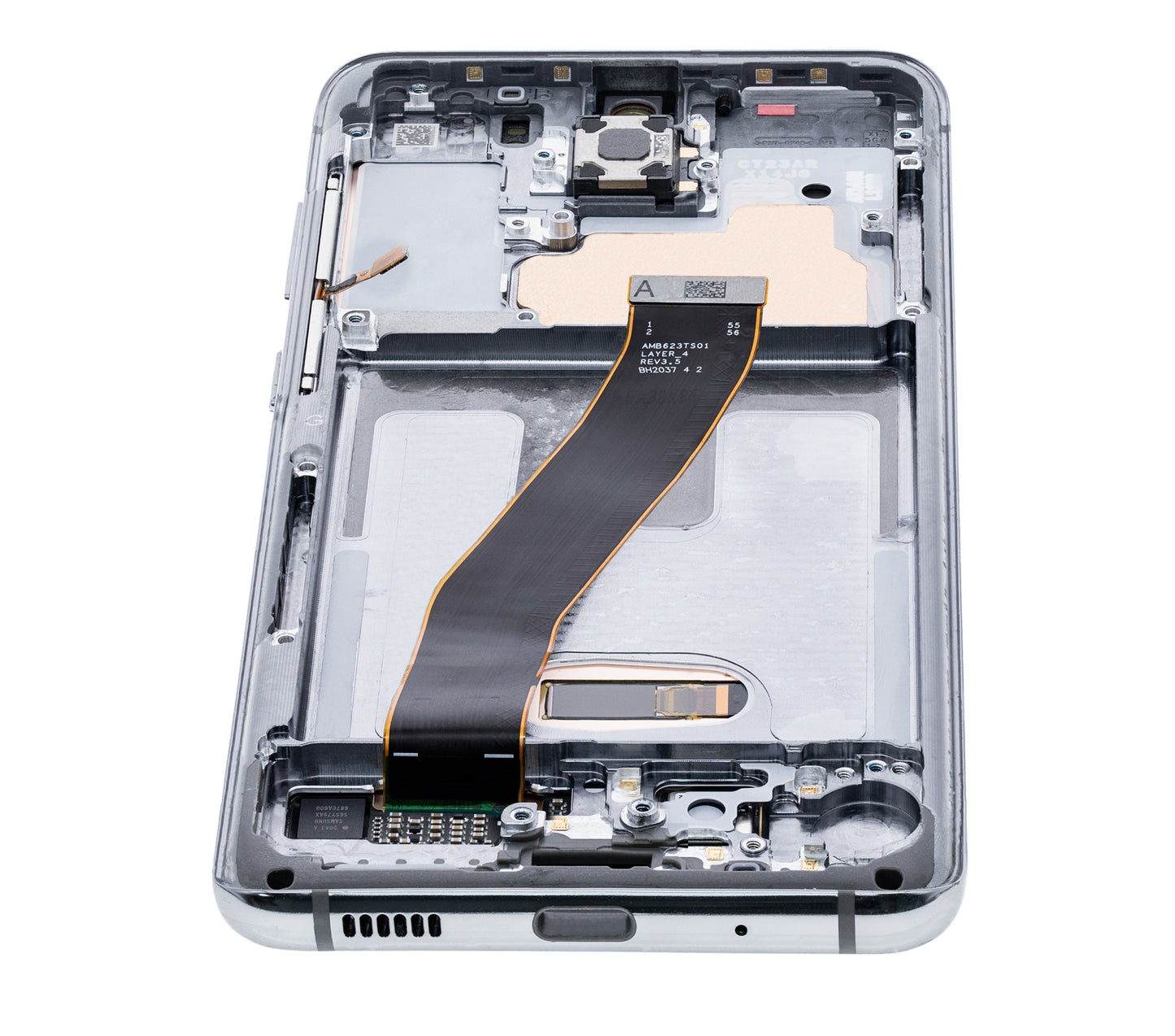 OLED Assembly With Frame For Samsung Galaxy S20 5G (Verizon 5G UW Frame Only) (Service Pack) (Cloud White)