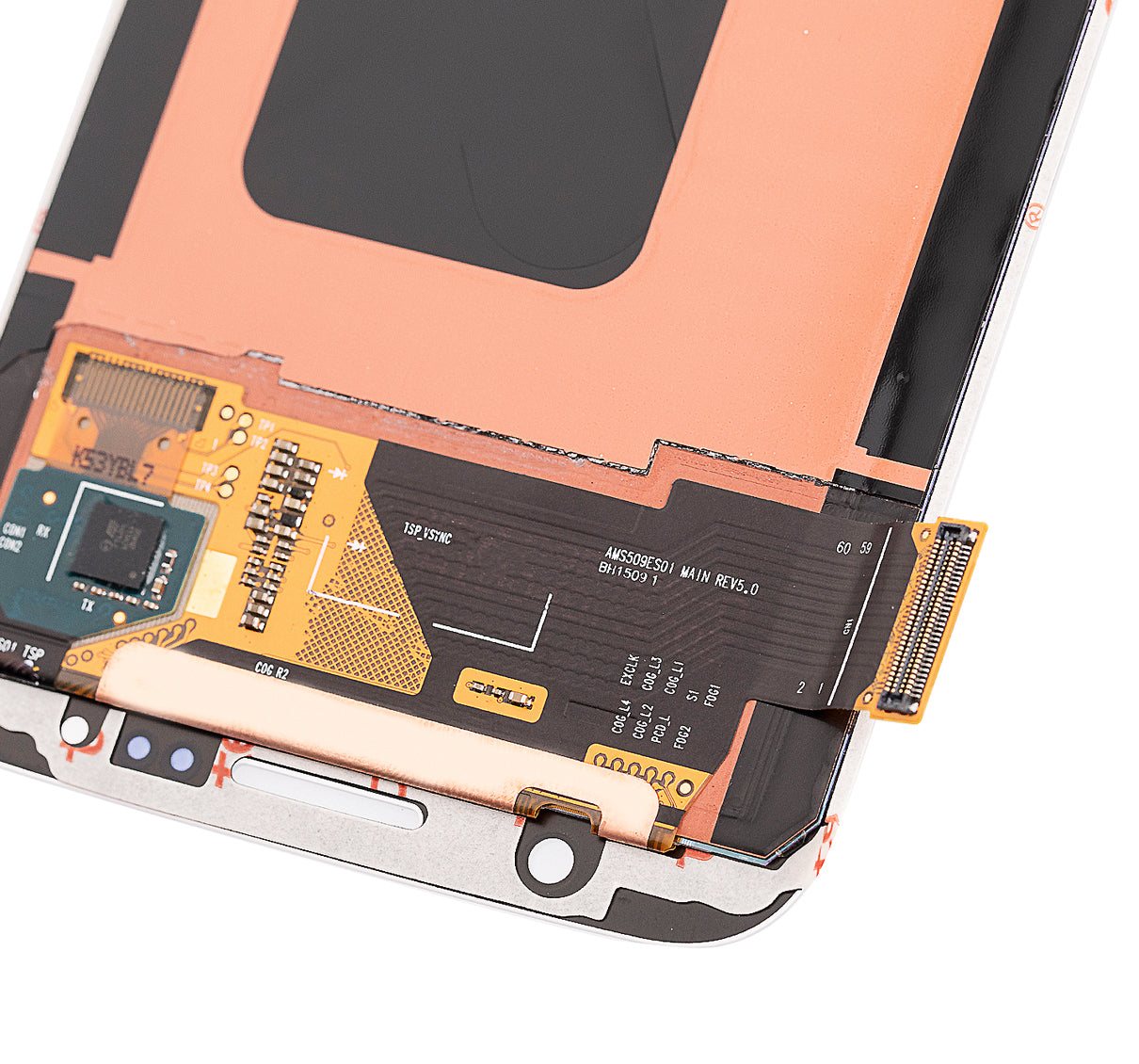 OLED Assembly Without Frame For Samsung Galaxy S6 (Refurbished) (White Pearl)