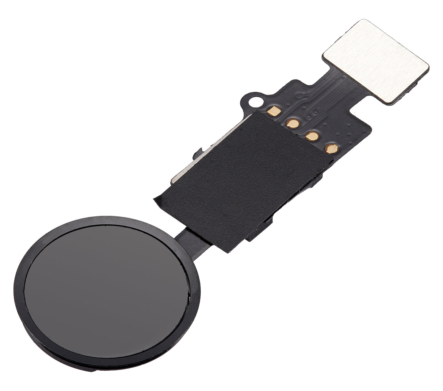 Home Button Solution For iPhone 7 / 7 Plus / 8 / 8 Plus / SE (2020) / SE (2022) (Jet / Matte Black) (Version 8.1 / JCID / Individually Tested For Func