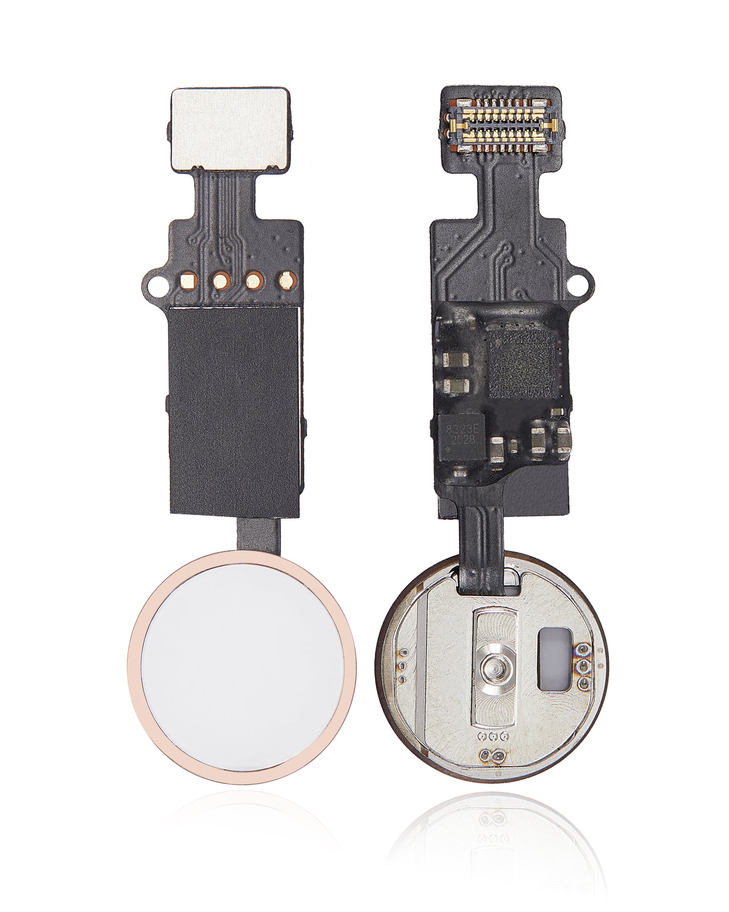 Home Button Solution For iPhone 7 / 7 Plus / 8 / 8 Plus / SE (2020) / SE (2022) (Version 8.1 / JCID / Individually Tested For Functionality) (Rose Gol