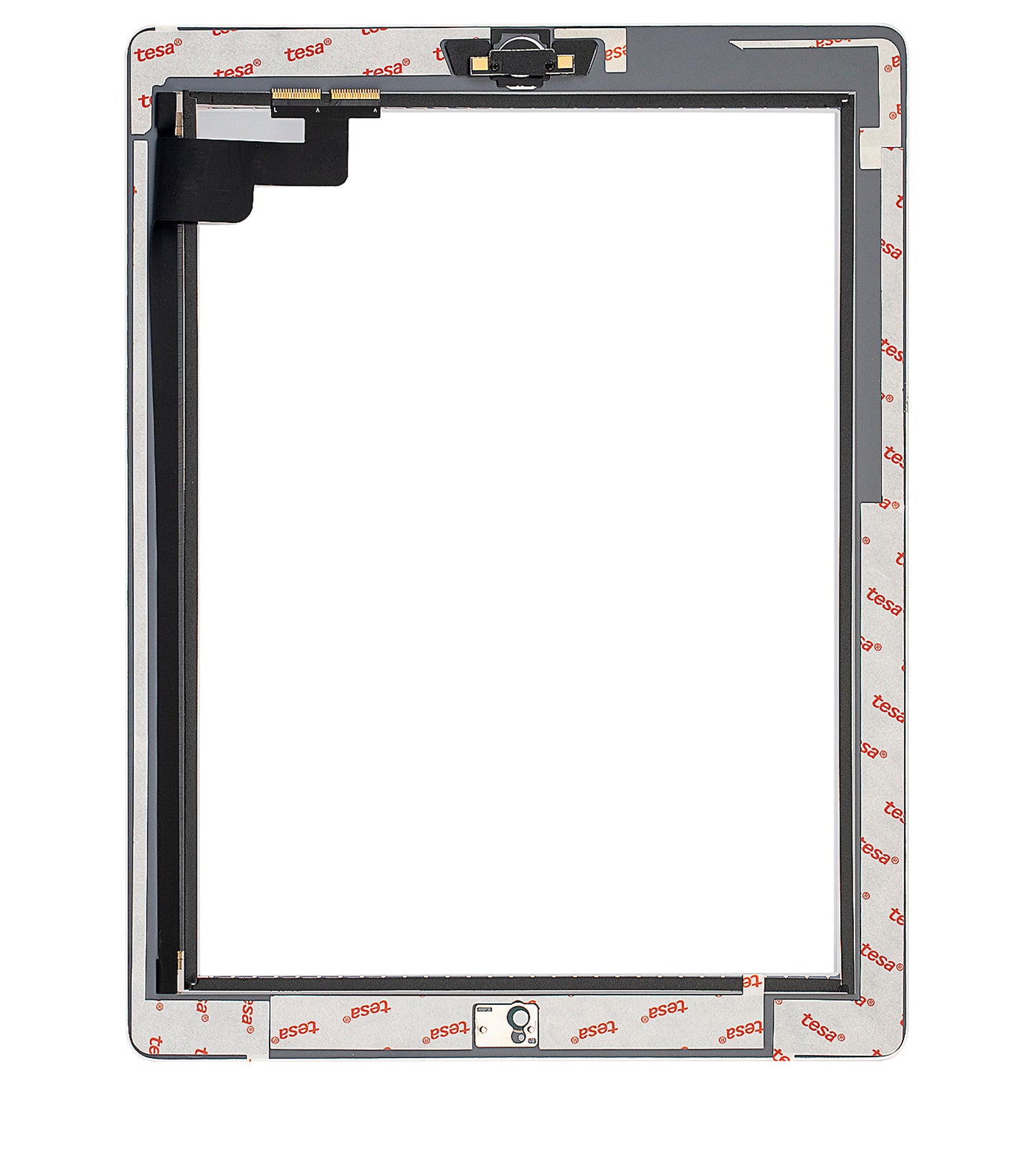 Digitizer For iPad 2 (Home Button Pre-Installed) (Aftermarket Plus) (White)