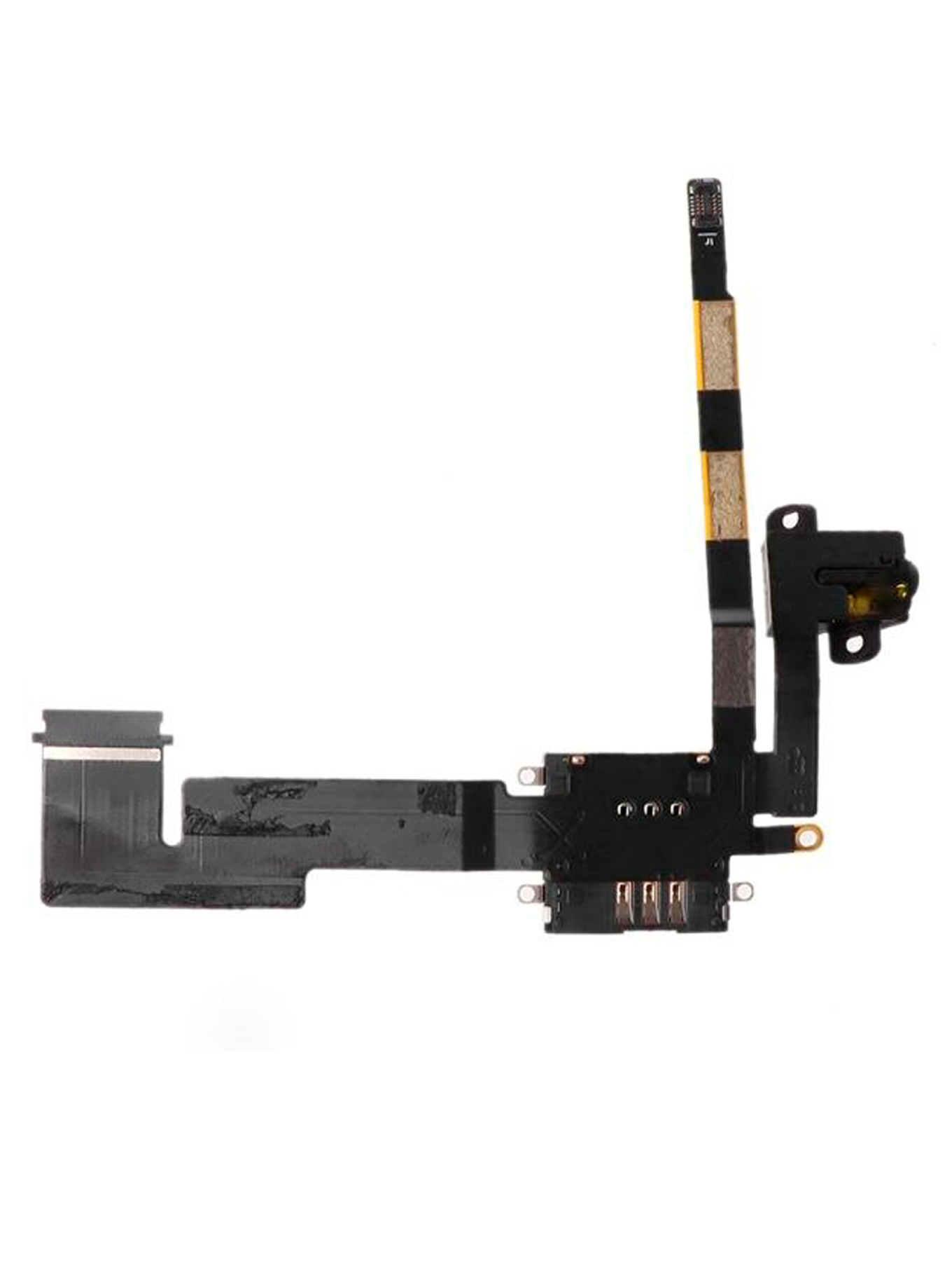 Headphone Jack And Sim Card Holder Flex Cable For iPad 2 (3G)