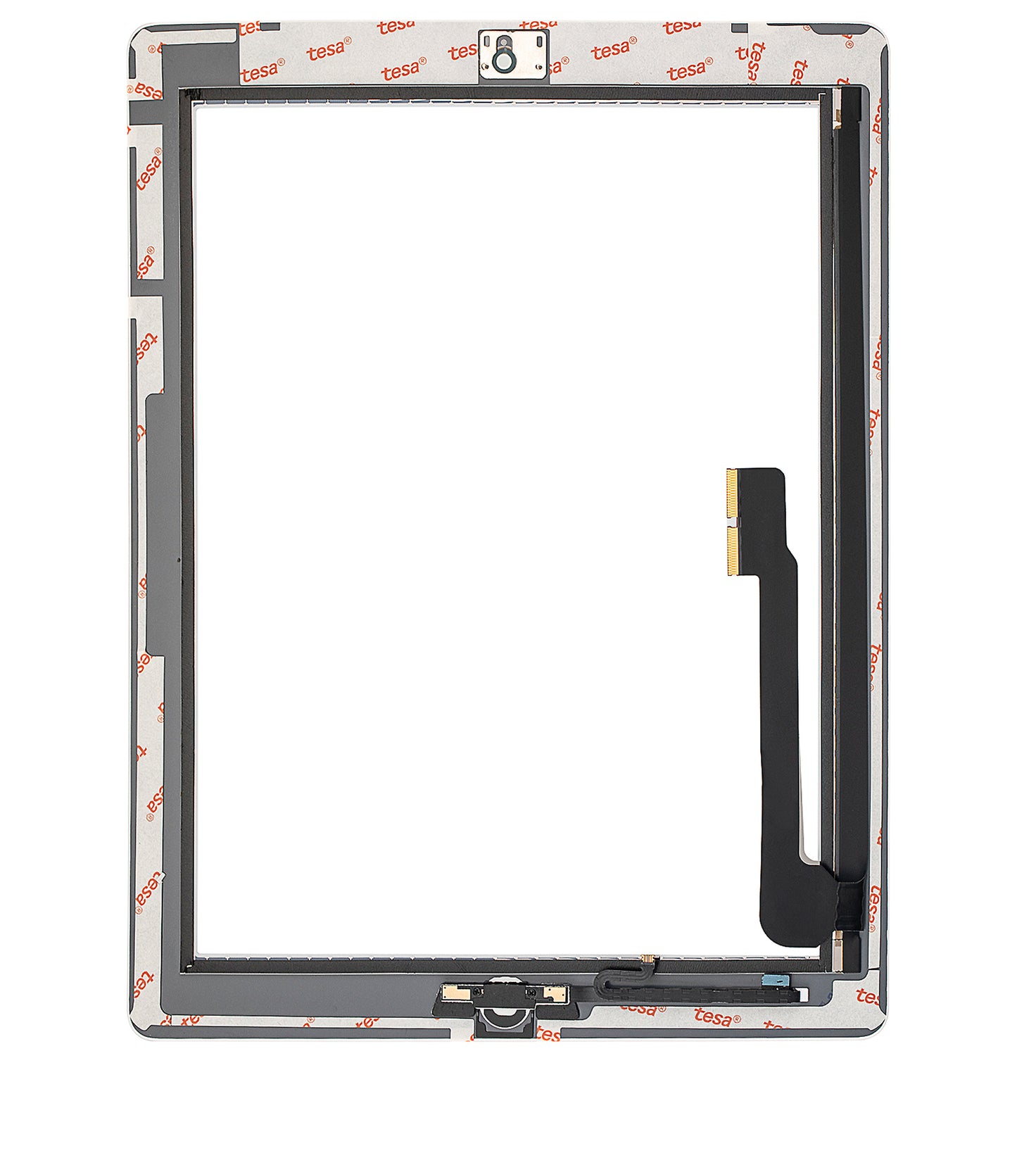 Digitizer For iPad 3 / iPad 4 (Home Button Pre-Installed For iPad 4) (Aftermarket Plus) (White)