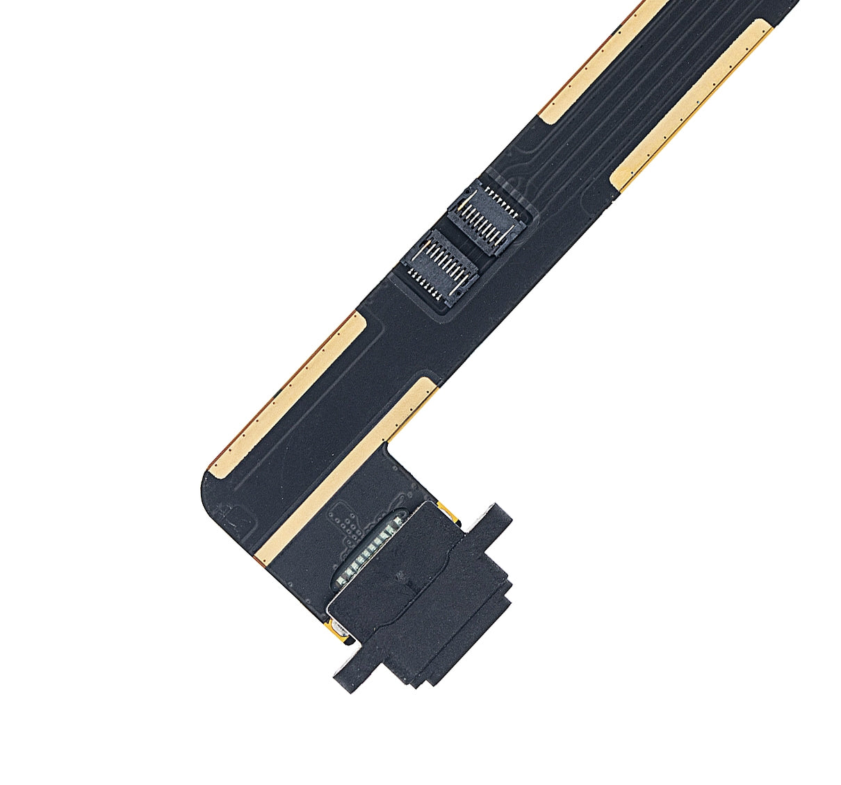 Charging Port Flex Cable For iPad Air 1 / iPad 5 (2017) / iPad 6 (2018) (Soldering Required) (Premium) (Black)