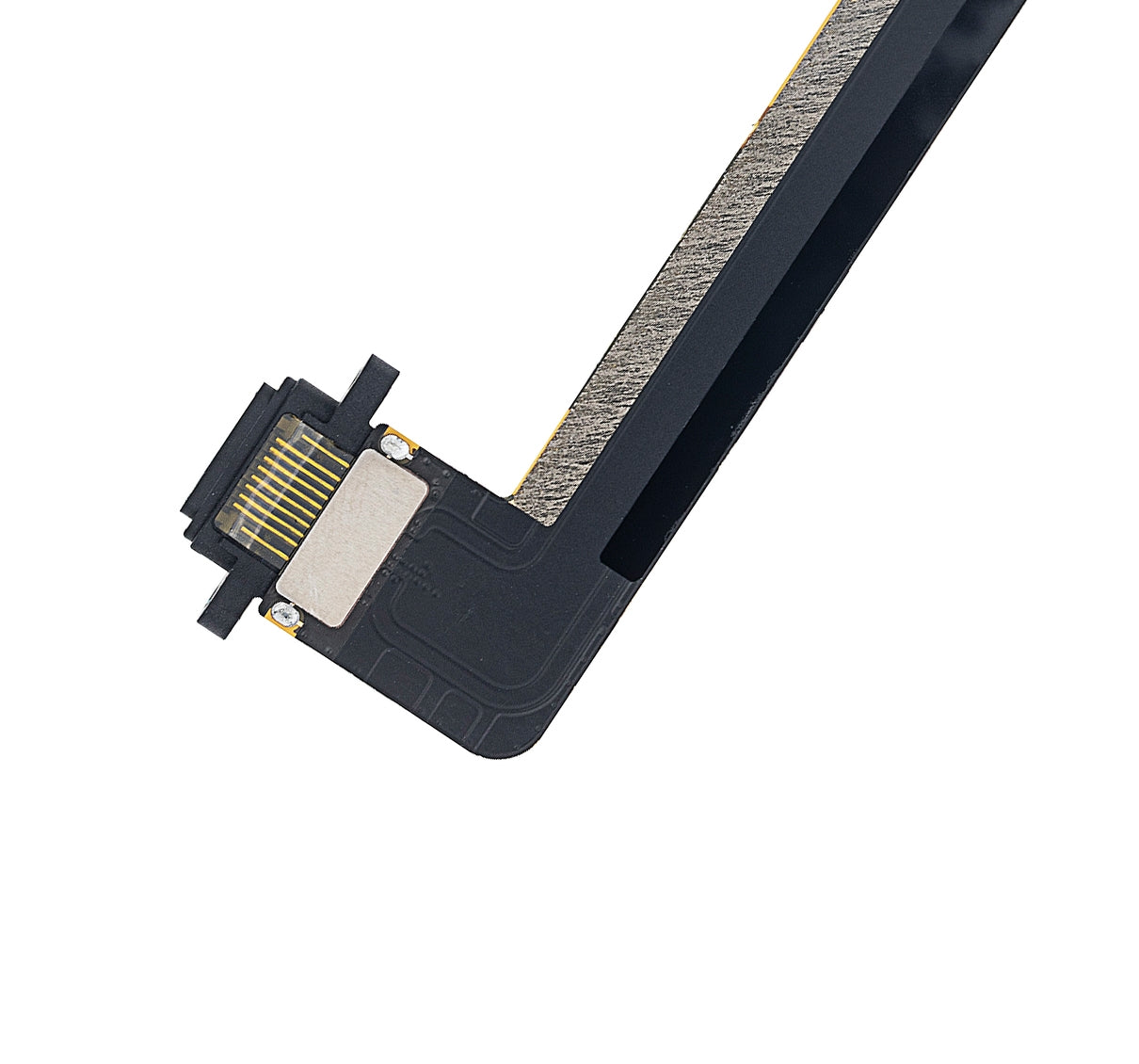Charging Port Flex Cable For iPad Air 1 / iPad 5 (2017) / iPad 6 (2018) (Soldering Required) (Premium) (Black)