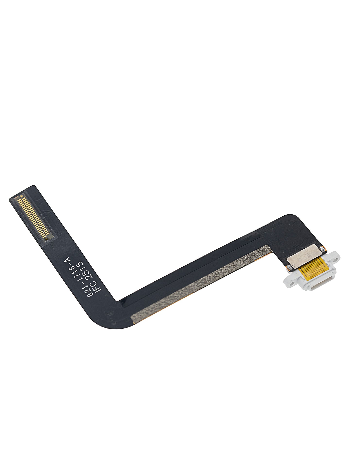 Charging Port Flex Cable For iPad Air 1 / iPad 5 (2017) / iPad 6 (2018) (Soldering Required) (Premium) (White)