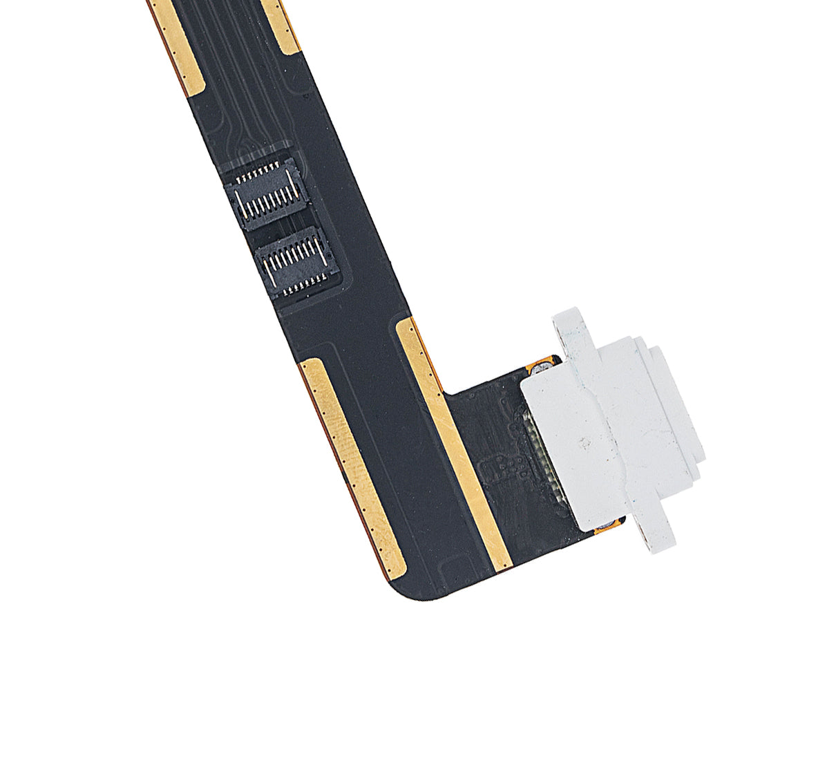 Charging Port Flex Cable For iPad Air 1 / iPad 5 (2017) / iPad 6 (2018) (Soldering Required) (Premium) (White)