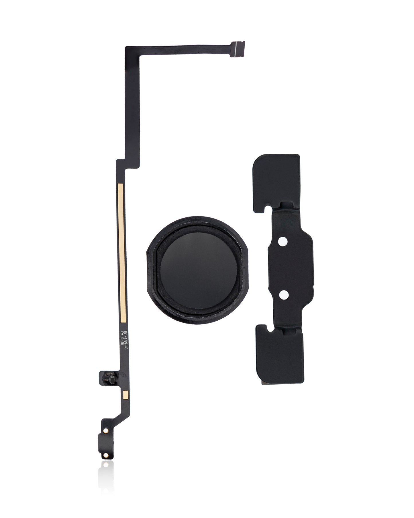 Home Button With Flex For iPad Air 1 (Black)