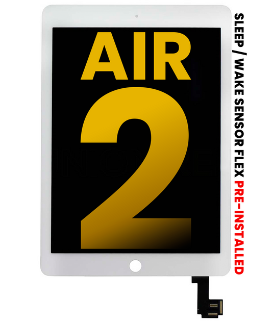 LCD Assembly With Digitizer For iPad Air 2 (Refurbished) (White)