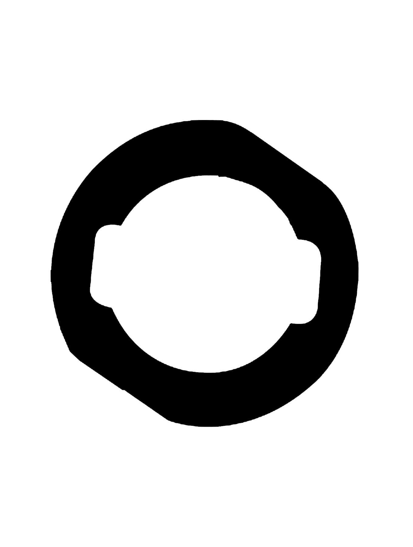 Home Button Gasket For iPad Mini 3 / Air 2 / Pro 9.7" (Black) (10 Pack)