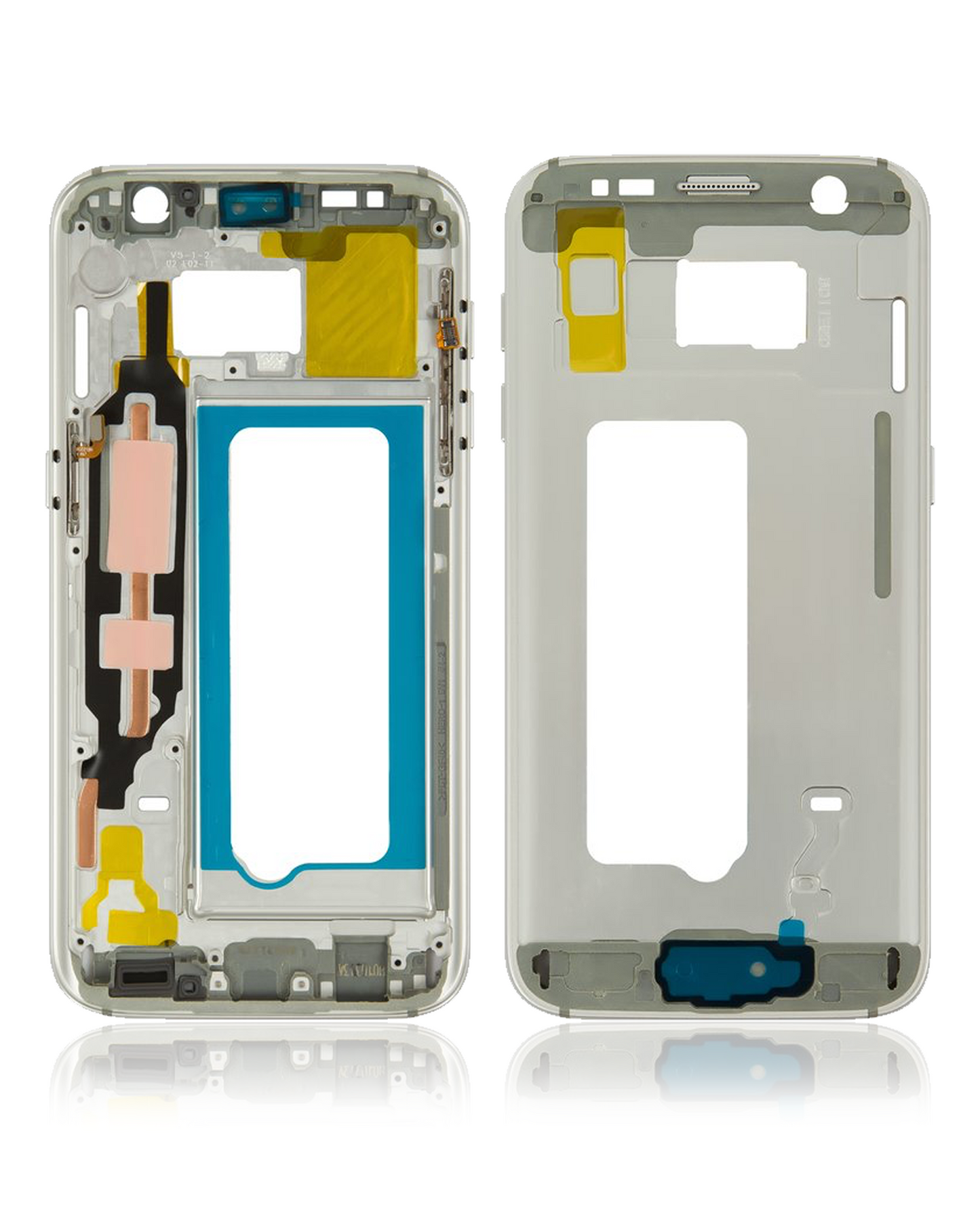 Mid-Frame Housing For Samsung Galaxy S7 (G930A / G930T) (With Small Parts) (Silver)