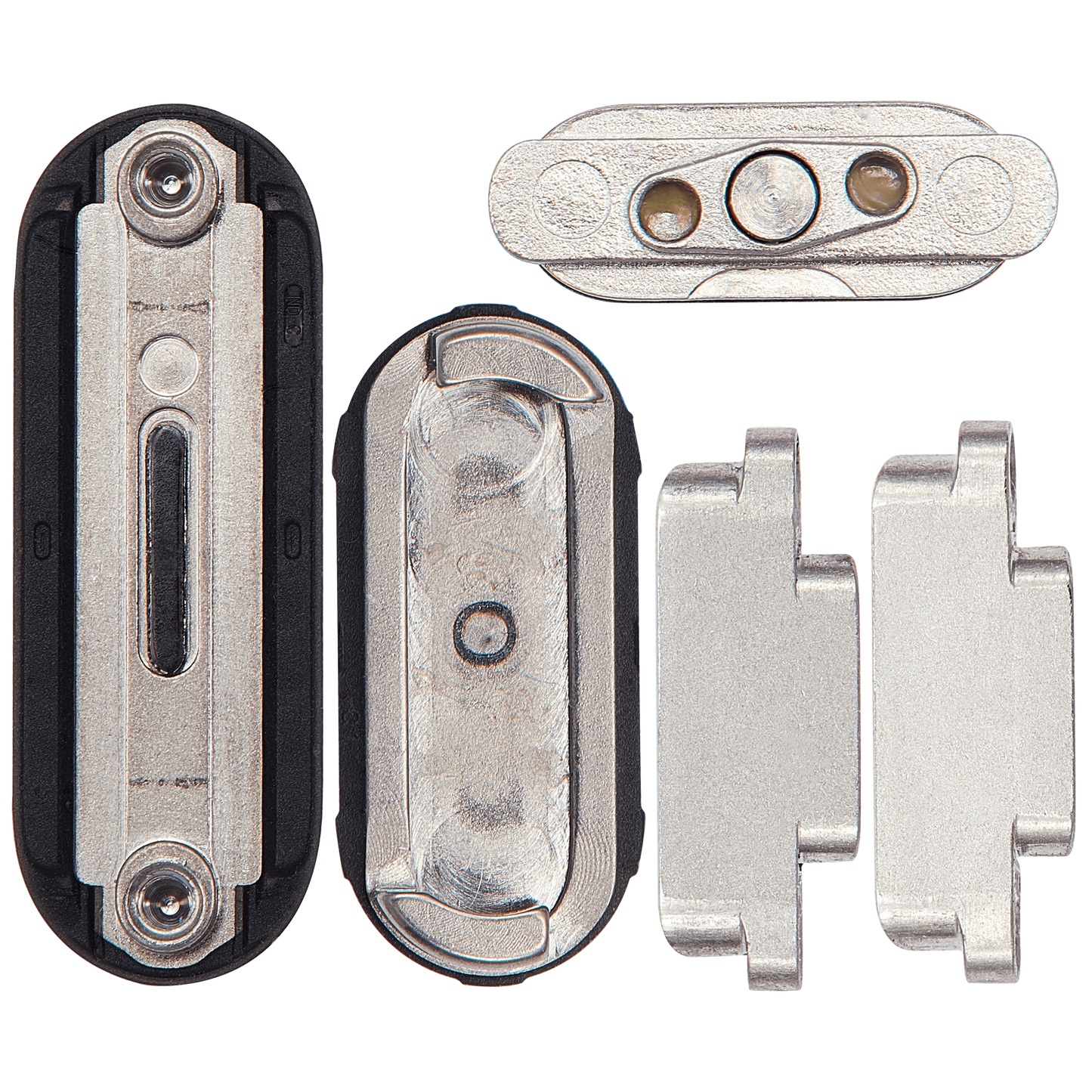 Sidekey Button Set For Watch Series Ultra(1st Gen) (49MM) (Orange / Silver) (5 Piece Set)
