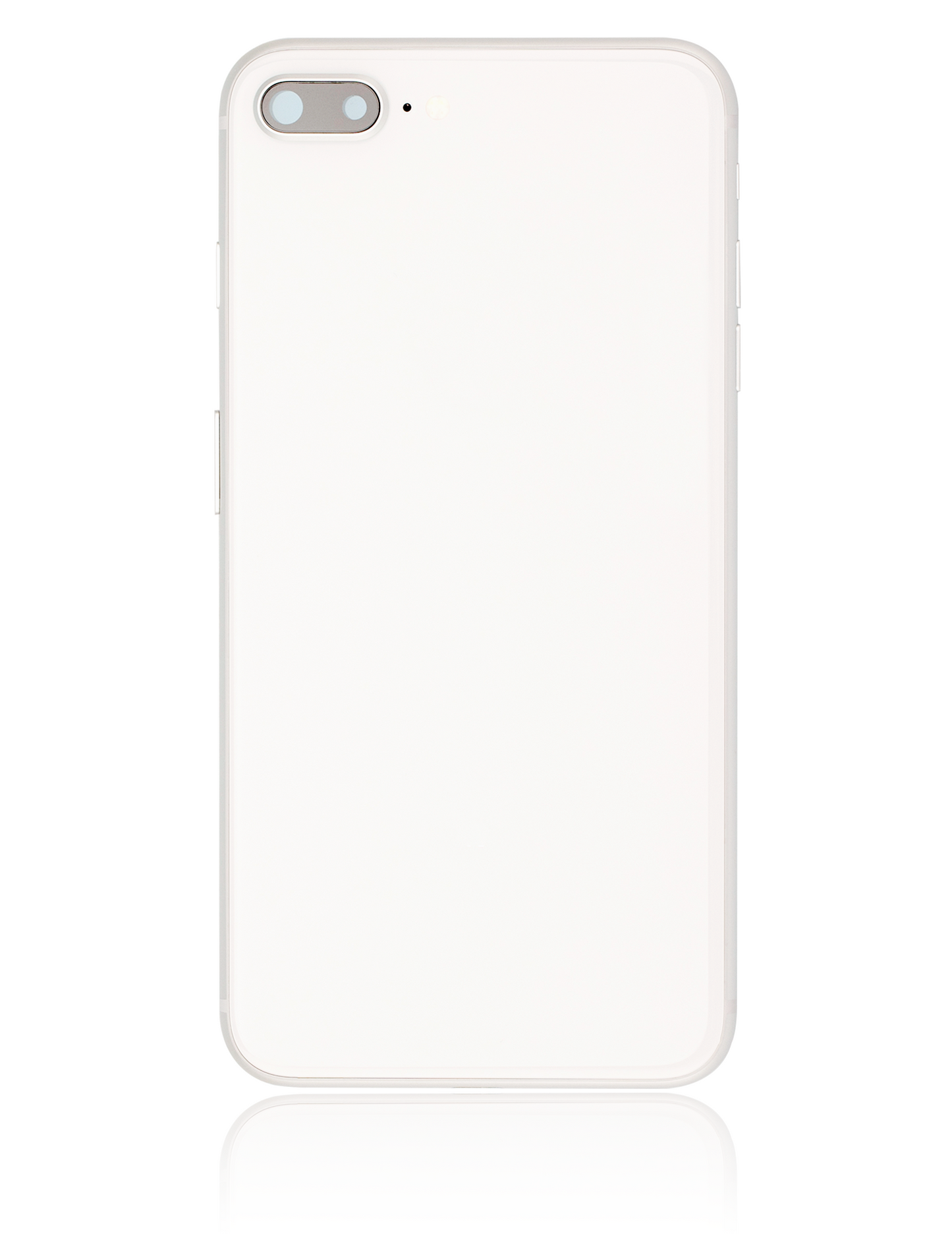 Back Housing W/ Small Components Pre-Installed For iPhone 8 Plus (Used OEM Pull: Grade C) (Silver)
