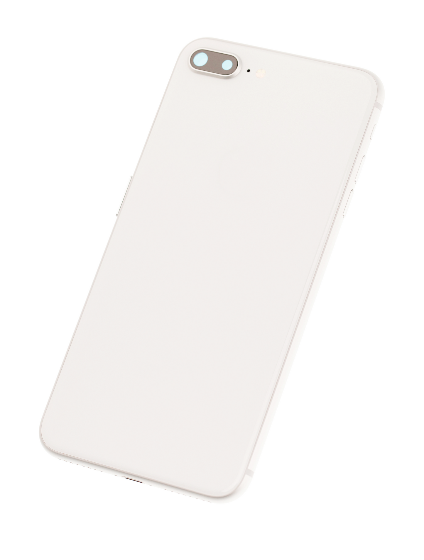 Back Housing W/ Small Components Pre-Installed For iPhone 8 Plus (Used OEM Pull: Grade C) (Silver)
