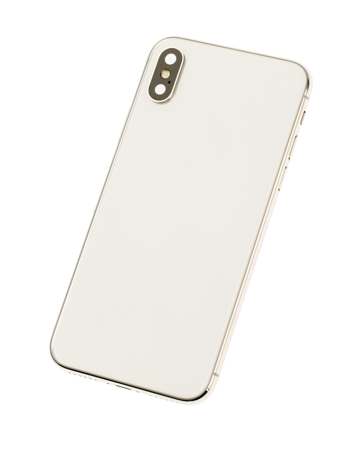 Back Housing W/ Small Components Pre-Installed For iPhone X (Used OEM Pull: Grade A) (Silver)