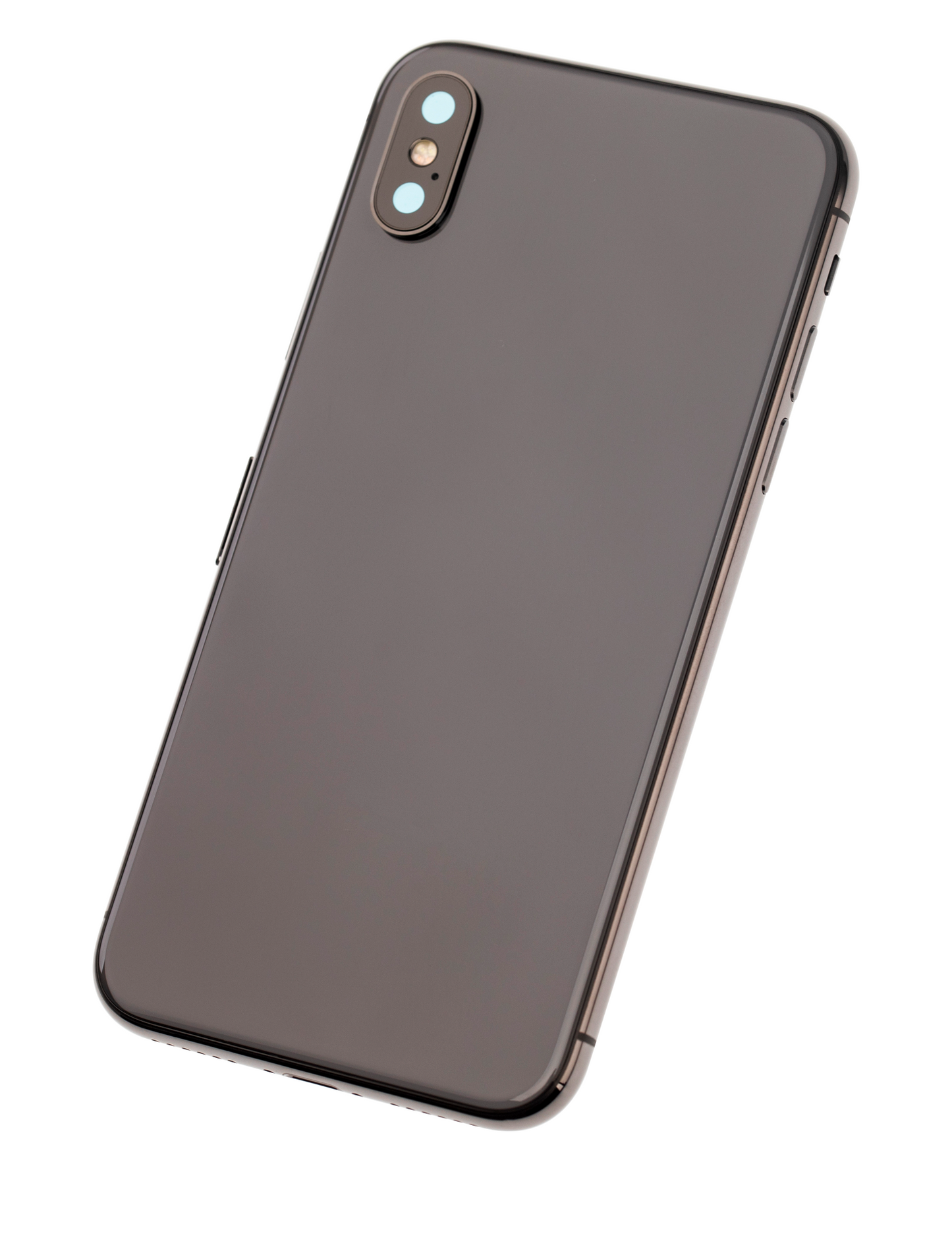 Back Housing W/ Small Components Pre-Installed For iPhone X (Used OEM Pull: Grade B) (Space Gray)