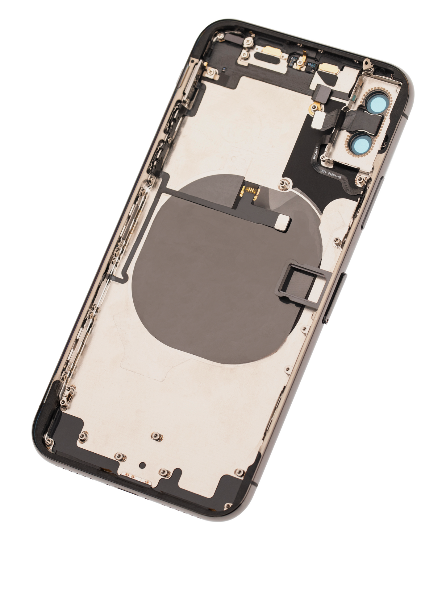 Back Housing W/ Small Components Pre-Installed For iPhone X (Used OEM Pull: Grade B) (Space Gray)