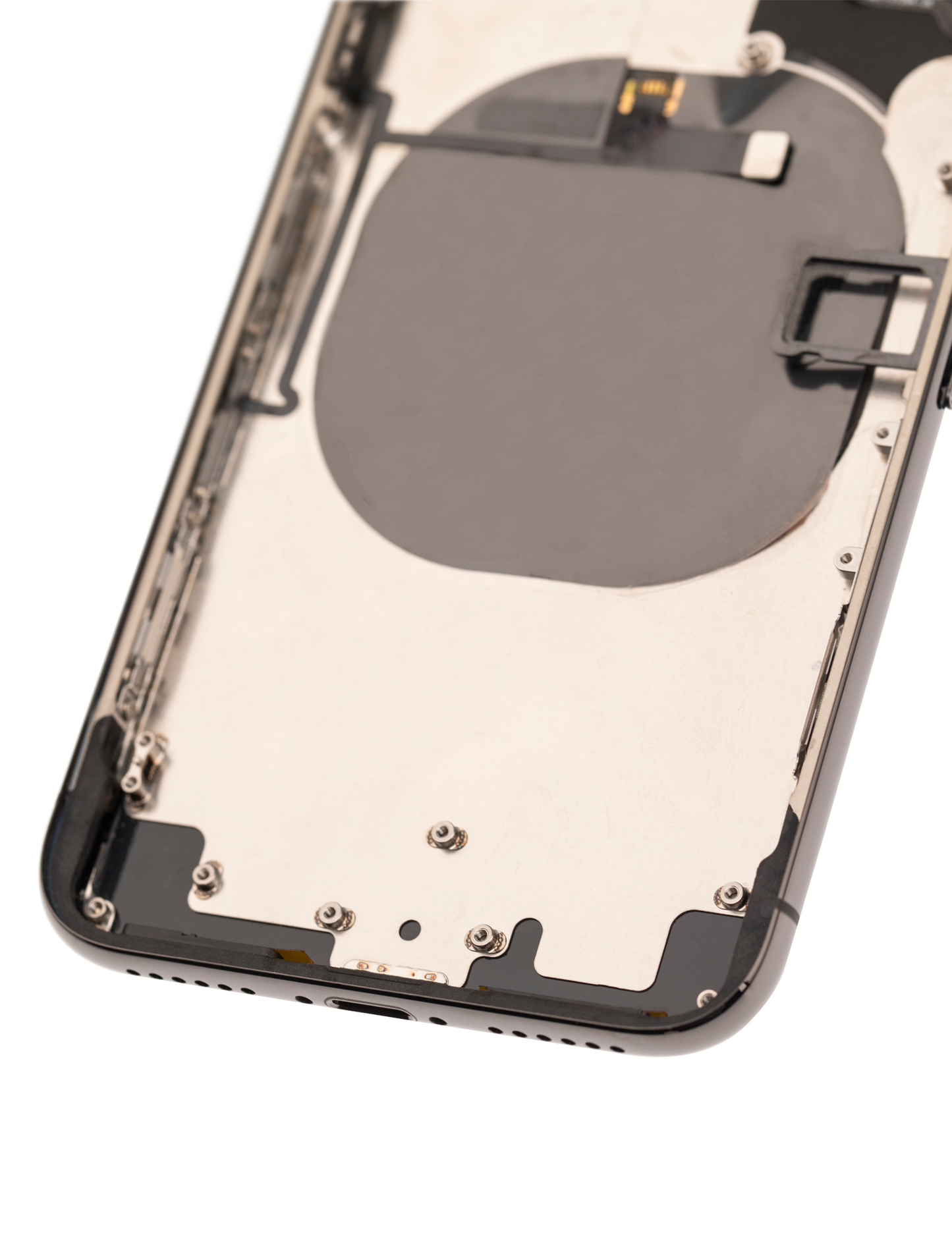 Back Housing W/ Small Components Pre-Installed For iPhone X (Used OEM Pull: Grade B) (Space Gray)