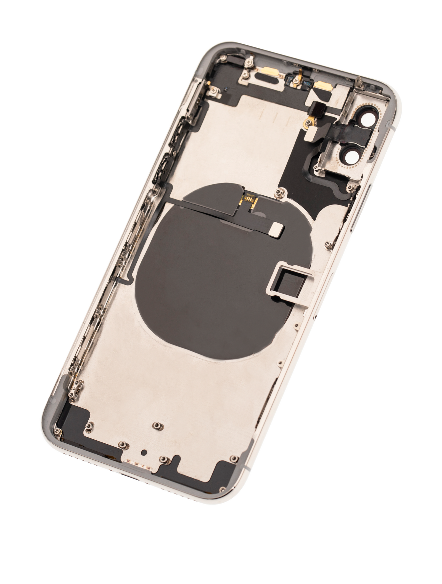 Back Housing W/ Small Components Pre-Installed For iPhone X (Used OEM Pull: Grade B) (Silver)