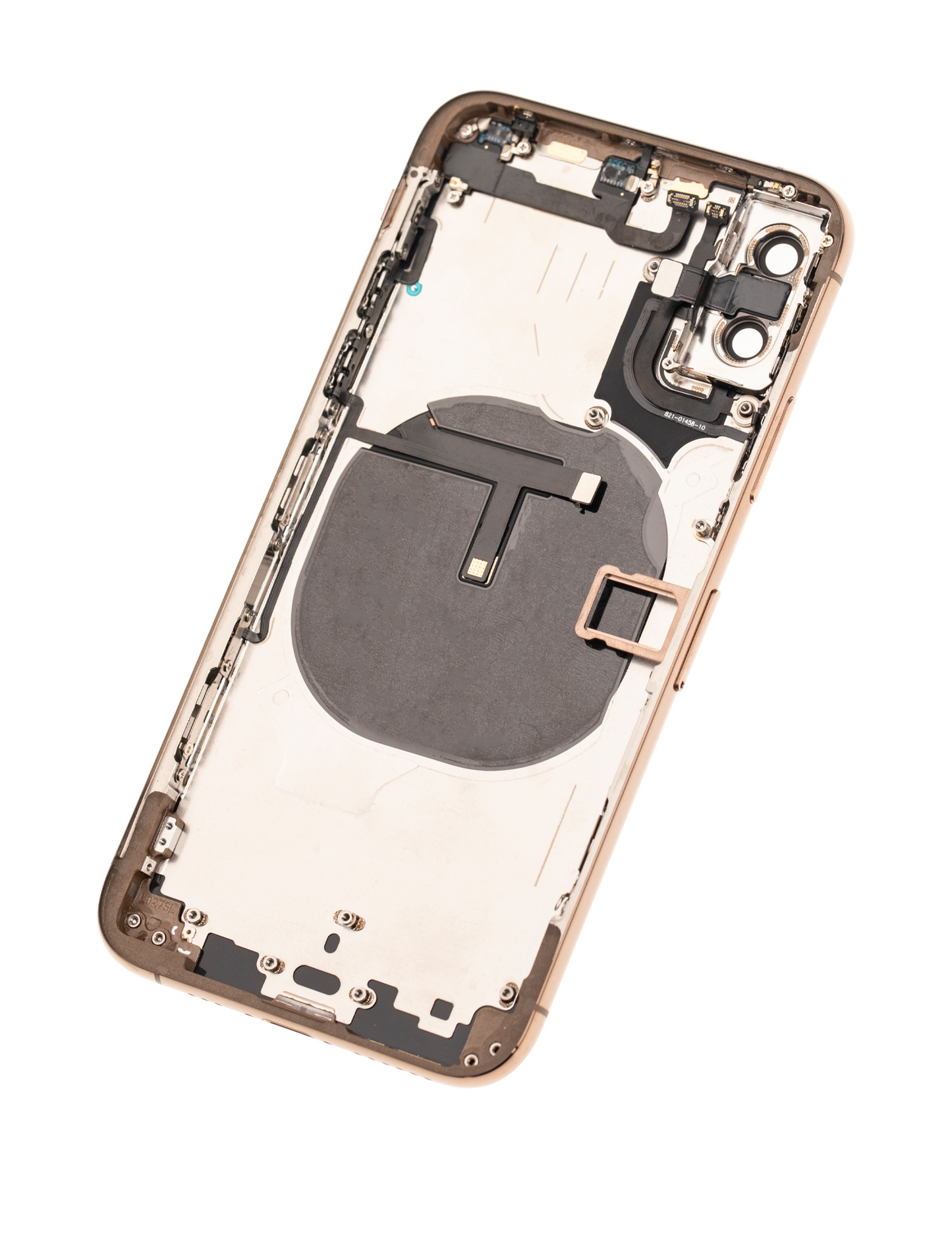Back Housing W/ Small Components Pre-Installed For iPhone XS (Used OEM Pull: Grade B) (Gold)
