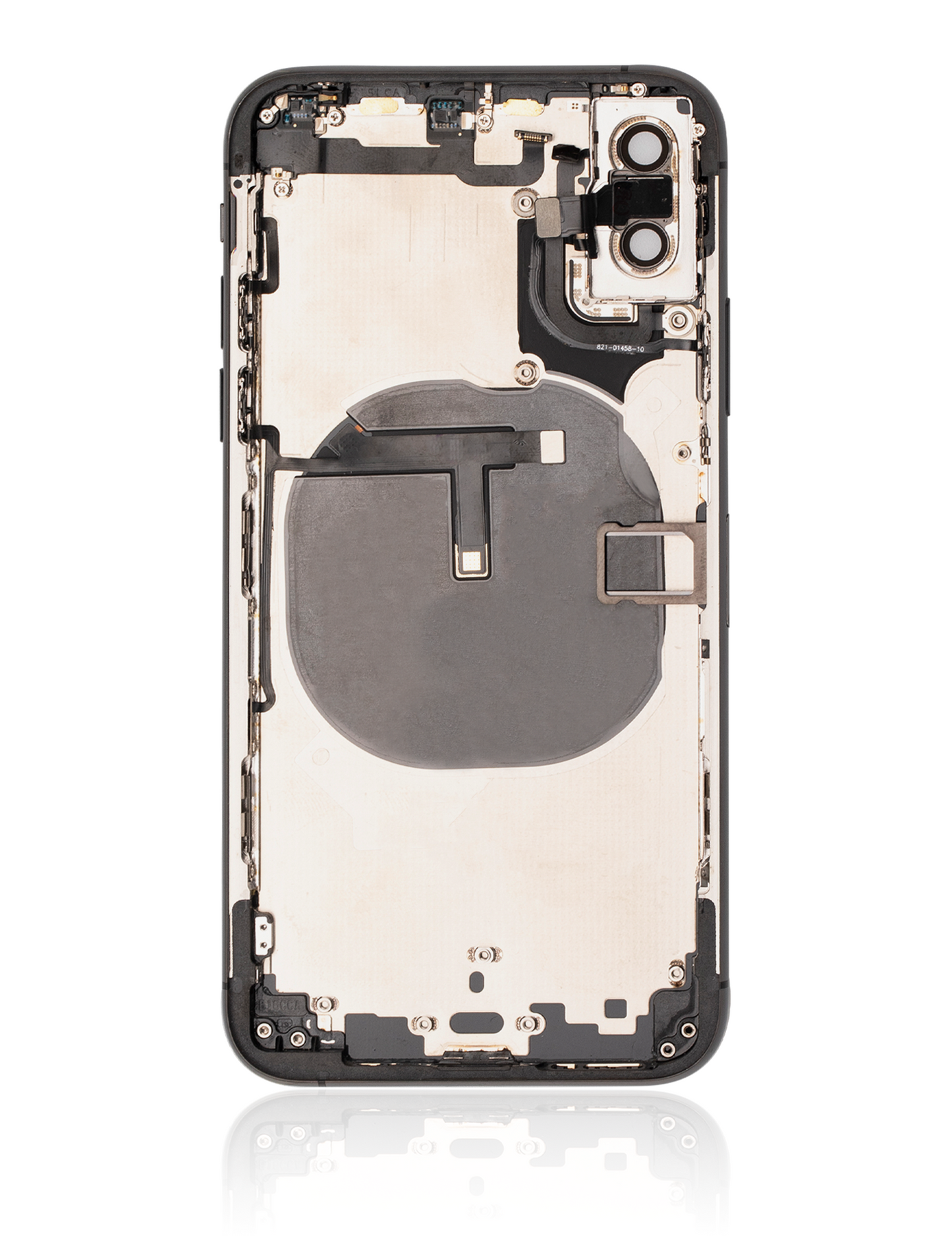 Back Housing W/ Small Components Pre-Installed For iPhone XS (Used OEM Pull: Grade C) (Space Gray)