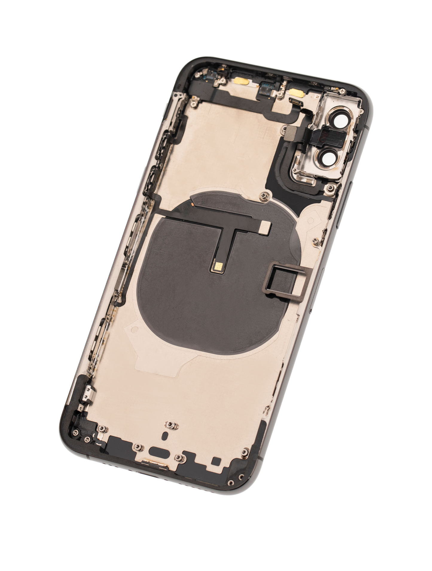 Back Housing W/ Small Components Pre-Installed For iPhone XS (Used OEM Pull: Grade C) (Space Gray)