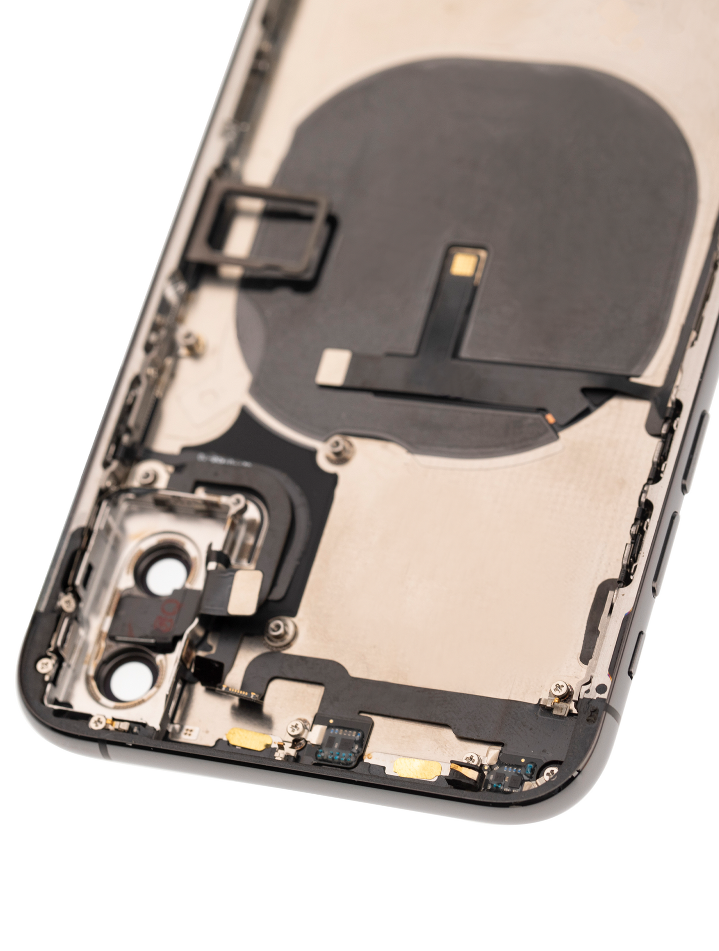 Back Housing W/ Small Components Pre-Installed For iPhone XS (Used OEM Pull: Grade C) (Space Gray)
