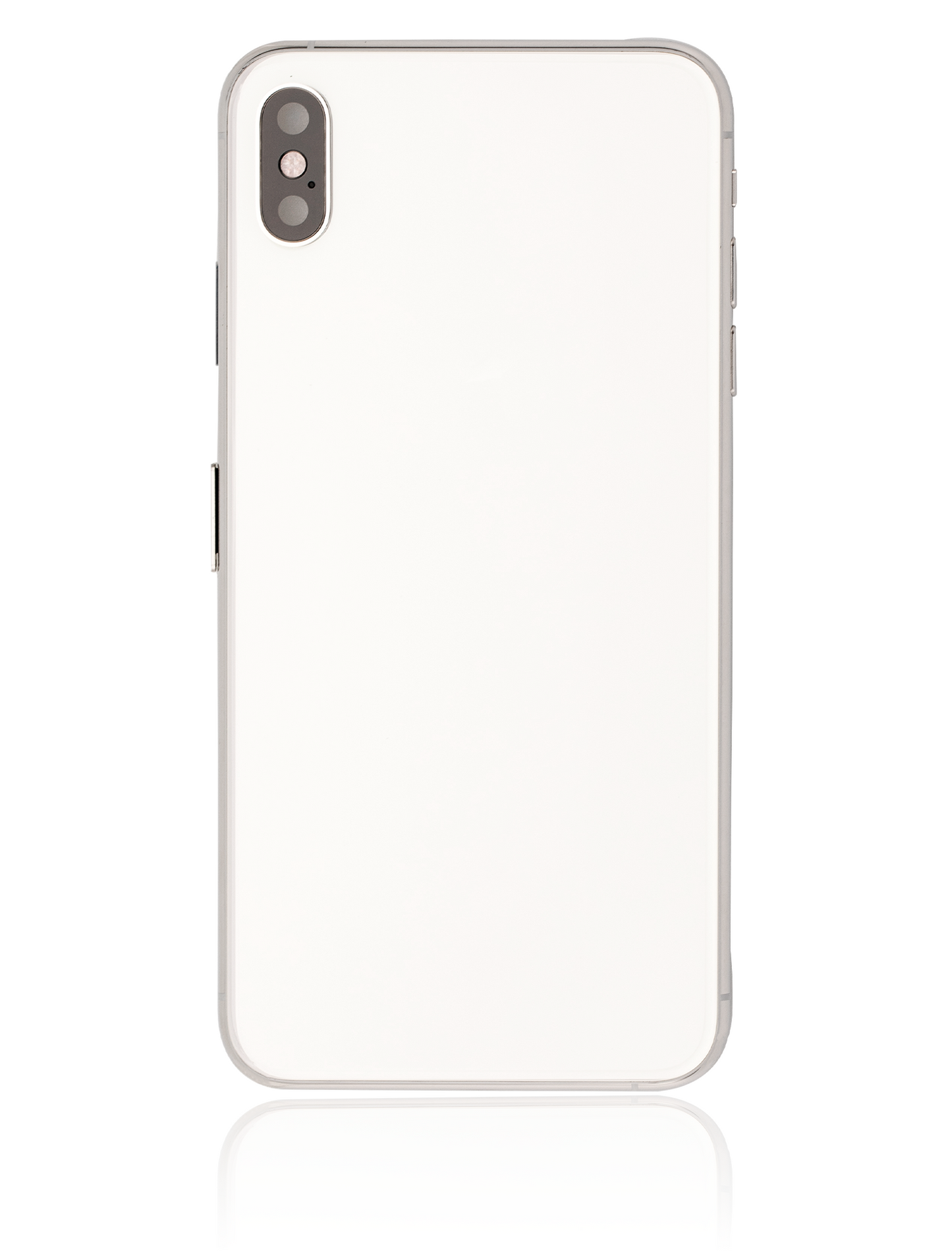 Back Housing W/ Small Parts For iPhone XS Max (Used OEM Pull: Grade A) (Silver)