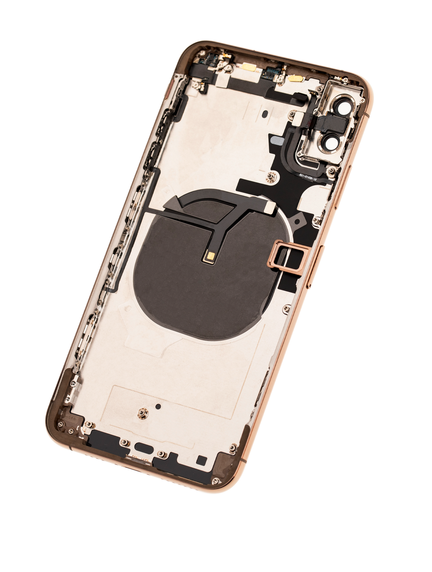 Back Housing W/ Small Components Pre-Installed For iPhone XS Max (Used OEM Pull: Grade A) (Gold)