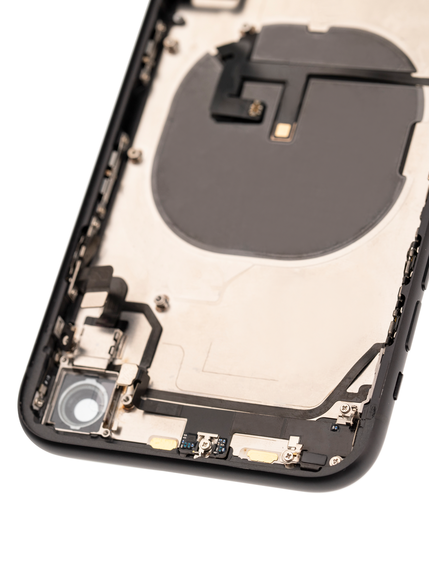 Back Housing W/ Small Parts For iPhone XR (Used OEM Pull: Grade A) (Black)