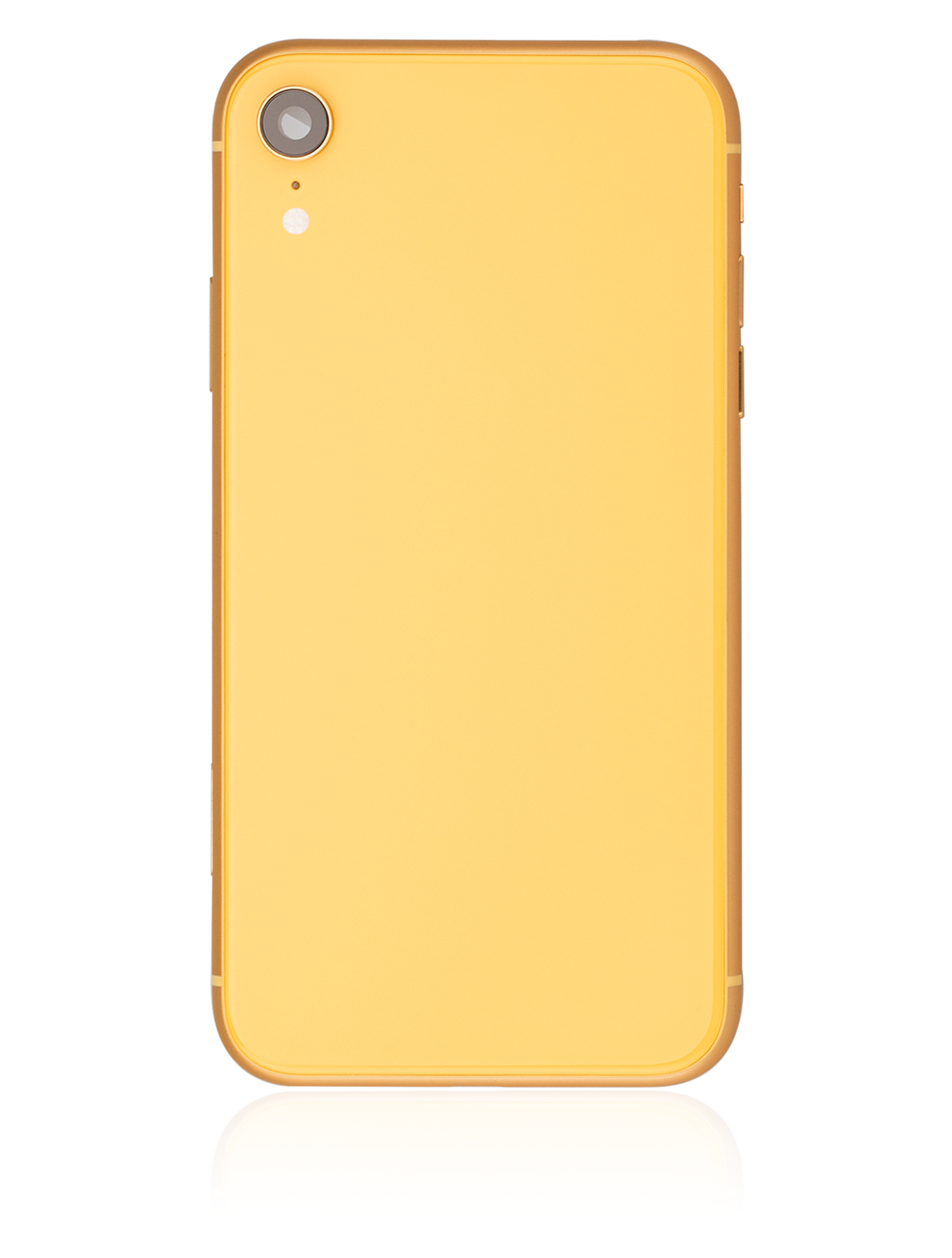 Back Housing W/ Small Parts For iPhone XR (Used OEM Pull: Grade A) (Yellow)