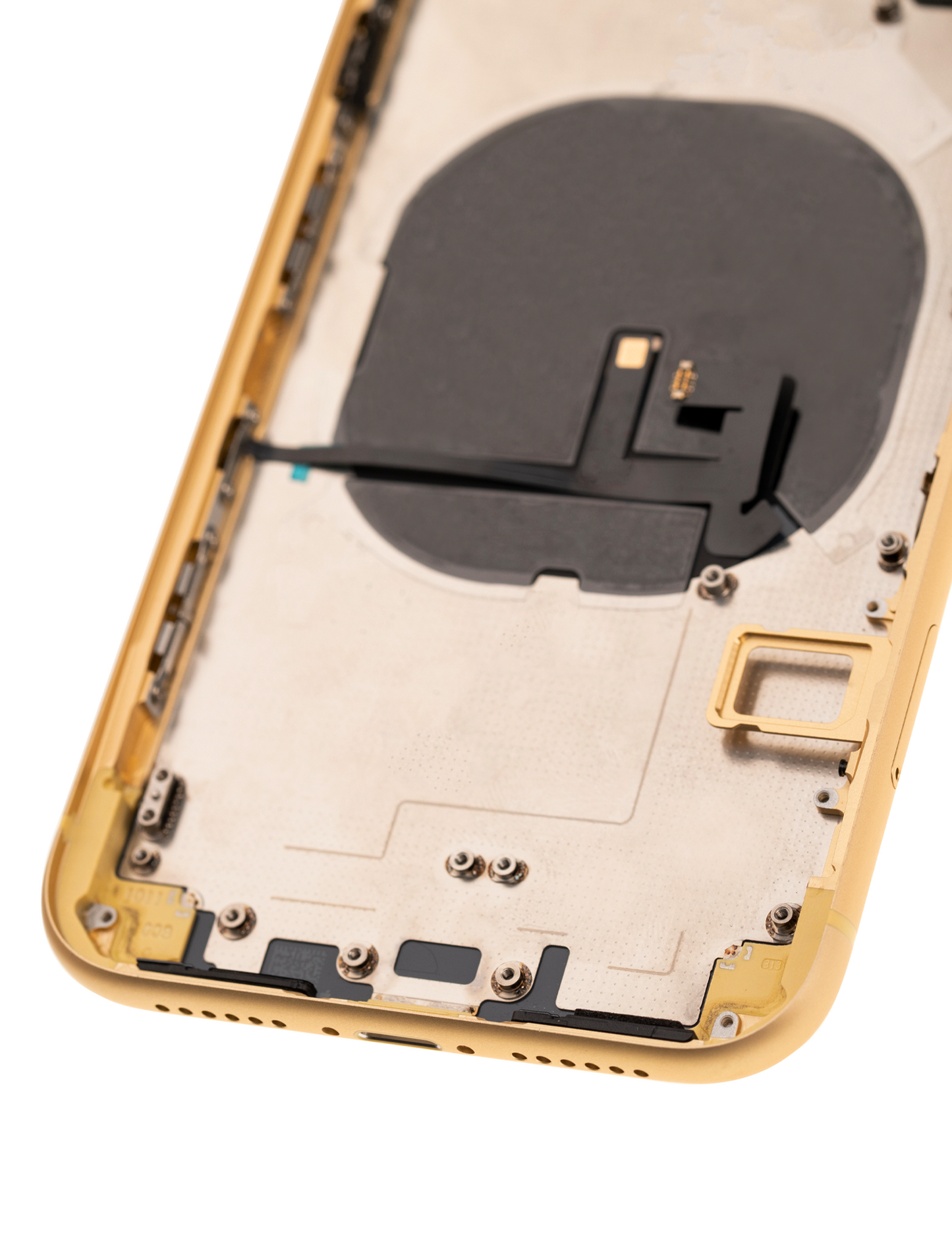 Back Housing W/ Small Parts For iPhone XR (Used OEM Pull: Grade A) (Yellow)