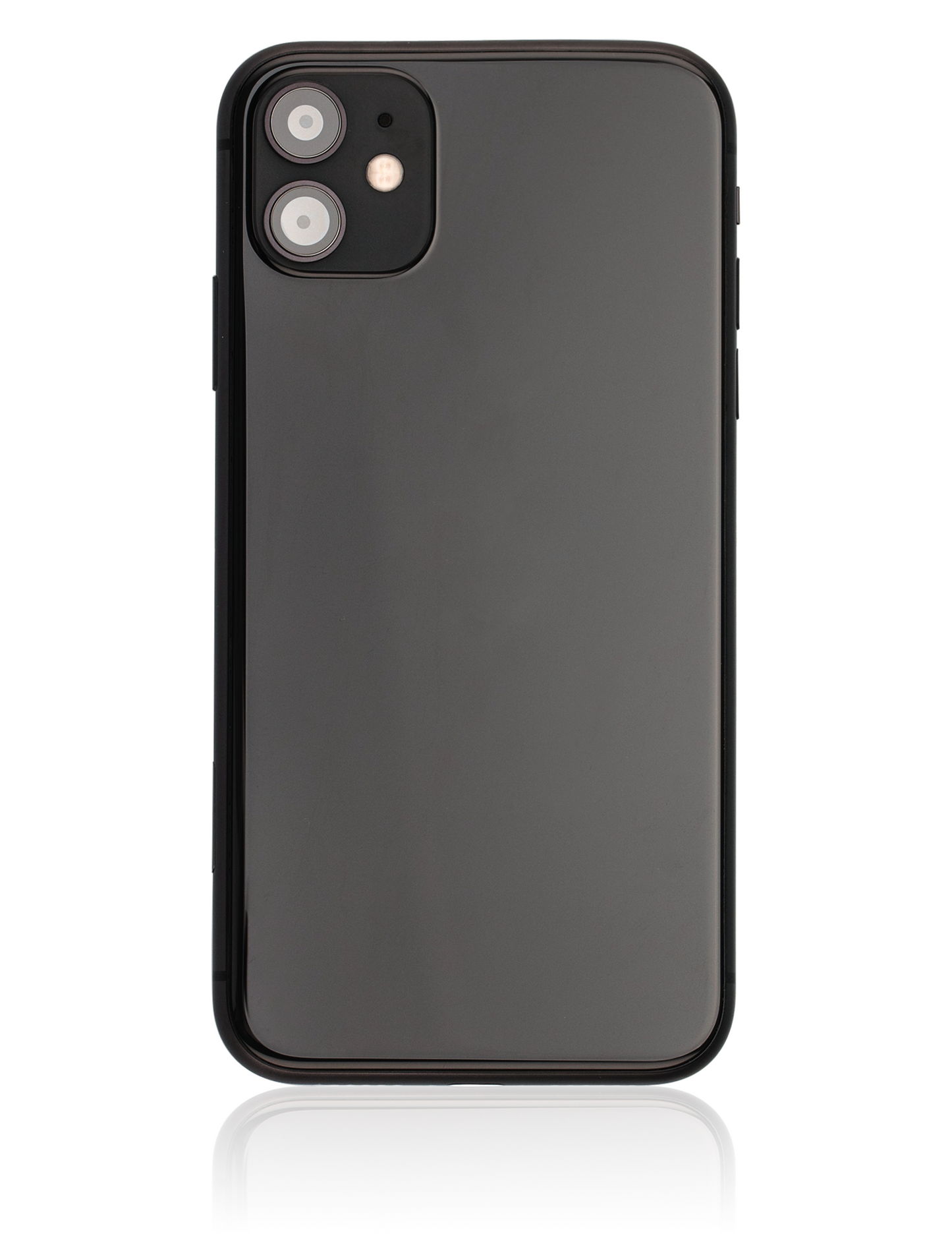 Back Housing W/ Small Components Pre-Installed For iPhone 11 (Used OEM Pull: Grade A) (Black)