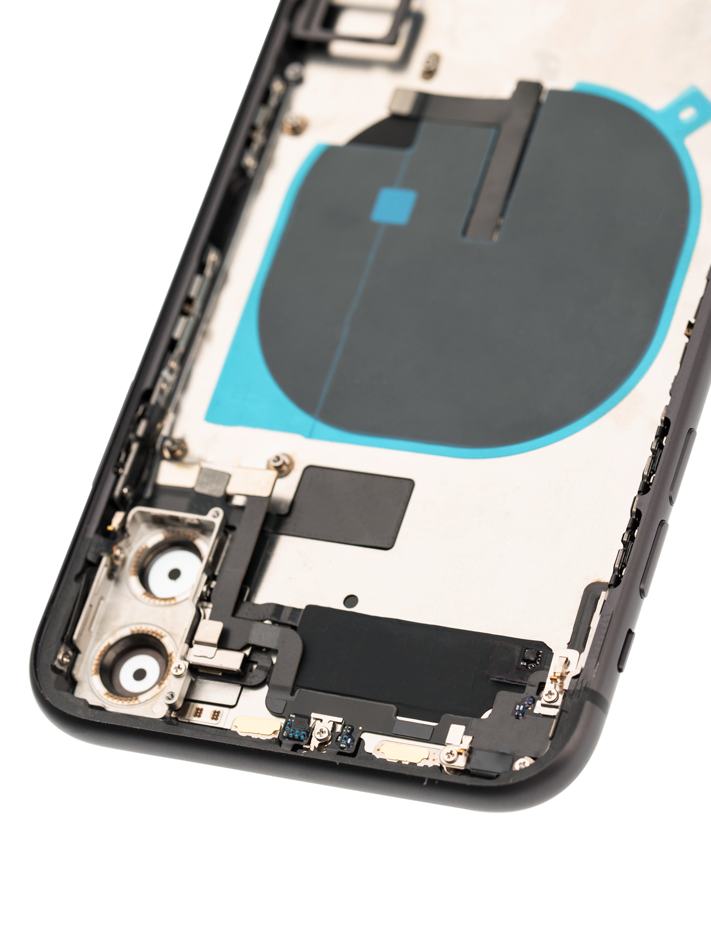 Back Housing W/ Small Components Pre-Installed For iPhone 11 (Used OEM Pull: Grade A) (Black)