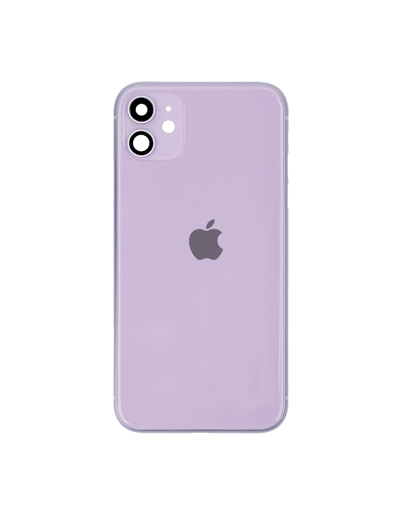 Back Housing W/ Small Components Pre-Installed For iPhone 11 (Used OEM Pull: Grade A) (Purple)