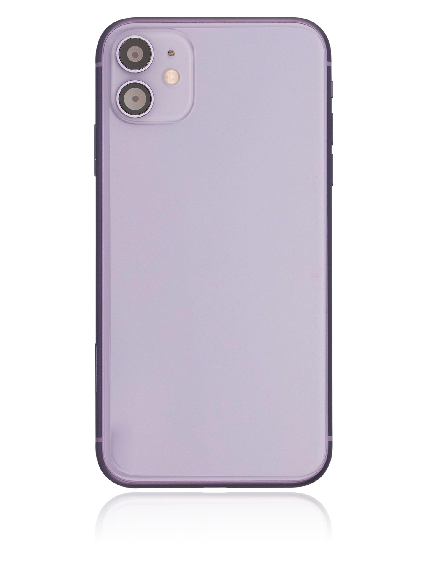 Back Housing W/ Small Components Pre-Installed For iPhone 11 (Used OEM Pull: Grade B) (Purple)
