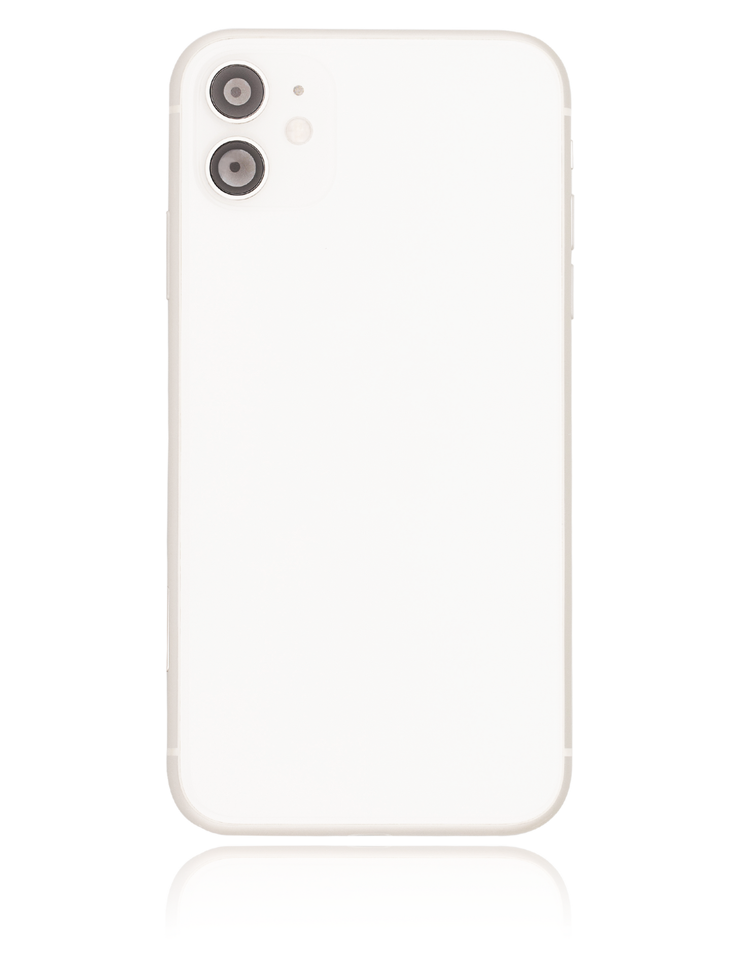Back Housing W/ Small Components Pre-Installed For iPhone 11 (Used OEM Pull: Grade B) (White)