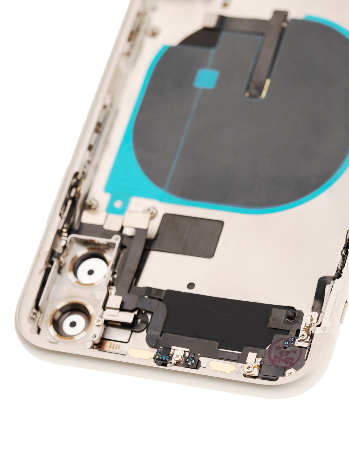 Back Housing W/ Small Components Pre-Installed For iPhone 11 (Used OEM Pull: Grade B) (White)